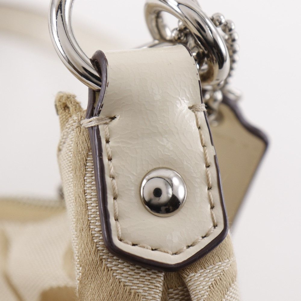 Coach COACH Signature Nylon Canvas 2way Shoulder Bag Textile 