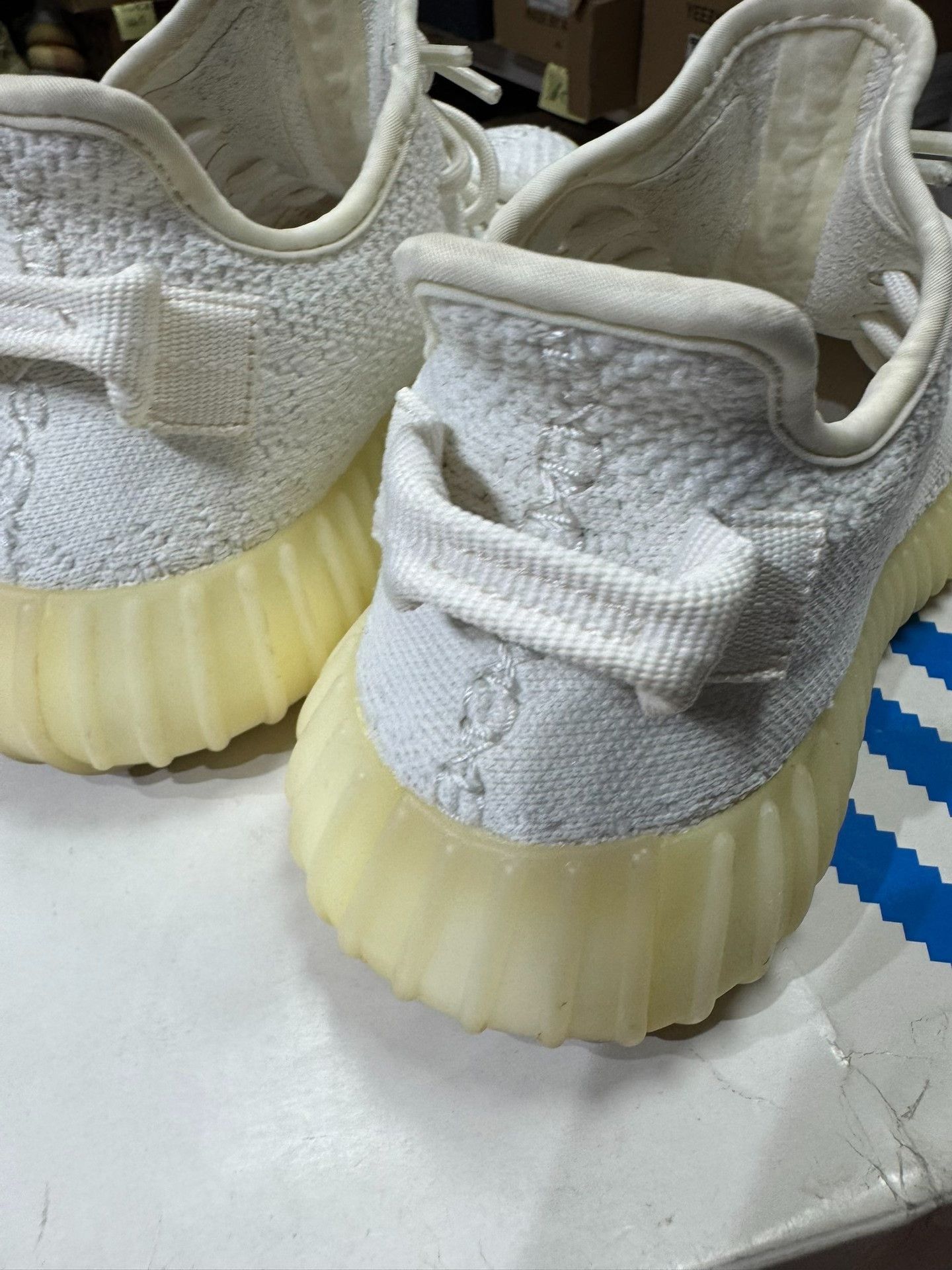 Adidas Adidas YEEZY350 White Lowtop Sneakers 38 Men Size US 6 / EU 39 - 3 Thumbnail