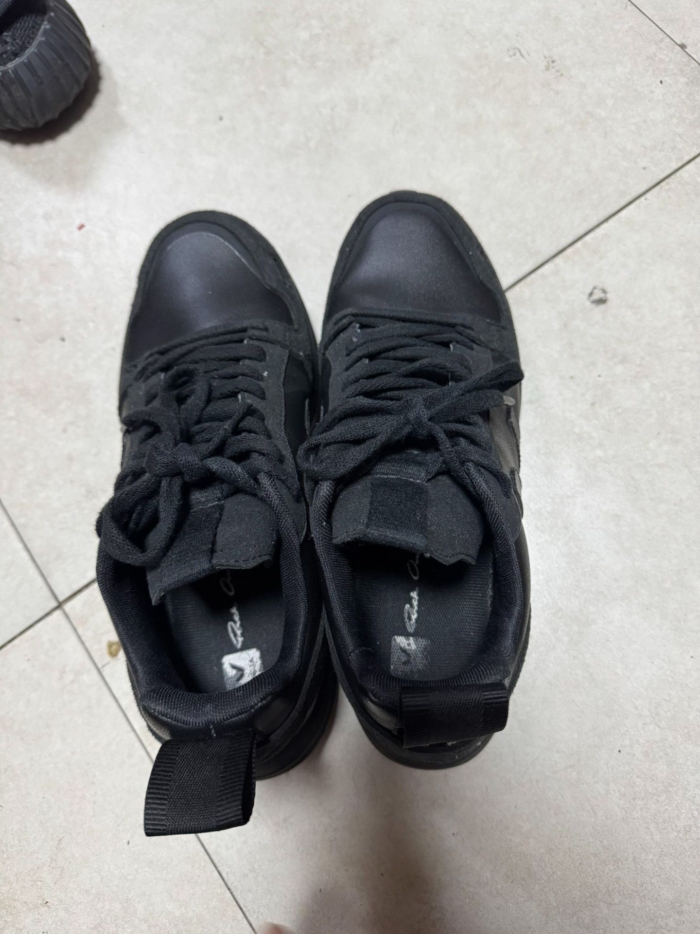 Rick Owens Rick Owens Collab Black Lowtop Sneakers S Men Size US 8 / EU 41 - 3 Thumbnail