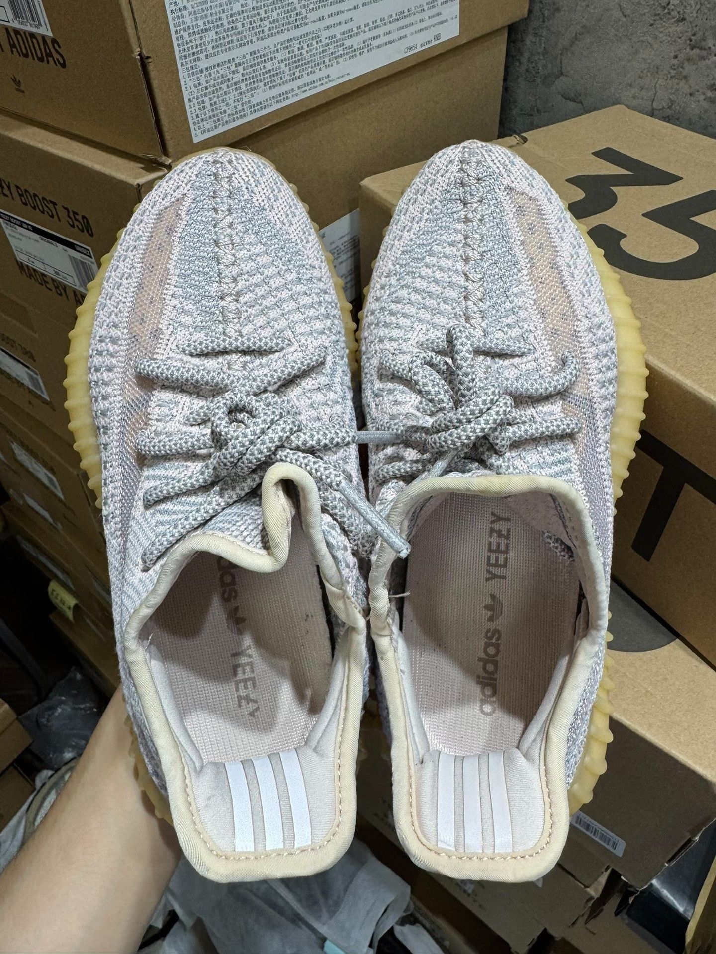 Adidas Adidas YEEZY350 Pink Lowtop Sneakers S Men Size US 10 / EU 43 - 4 Thumbnail