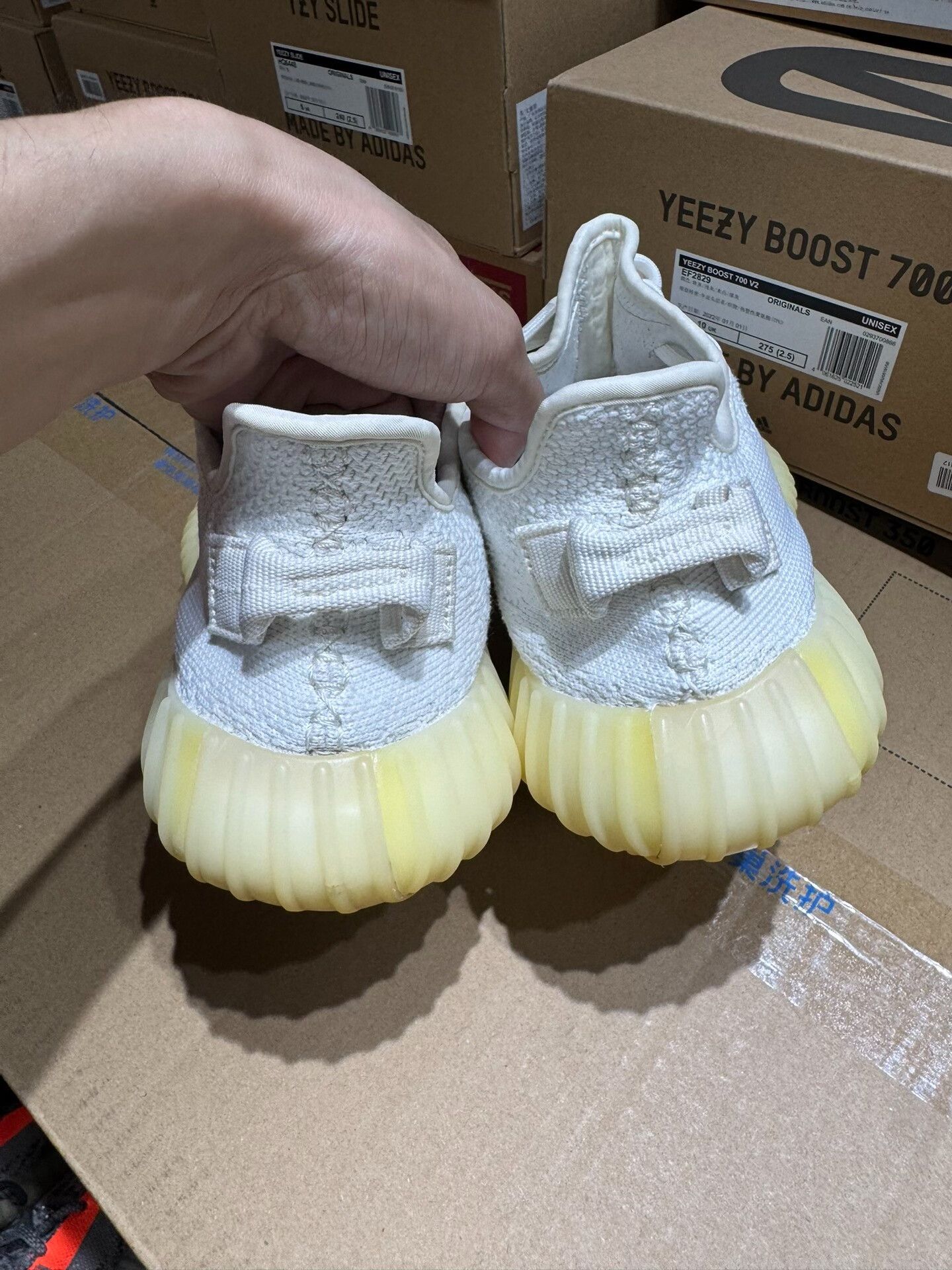 Adidas Adidas YEEZY350 White Lowtop Sneakers 39 Men Size US 6.5 / EU 39-40 - 9 Thumbnail