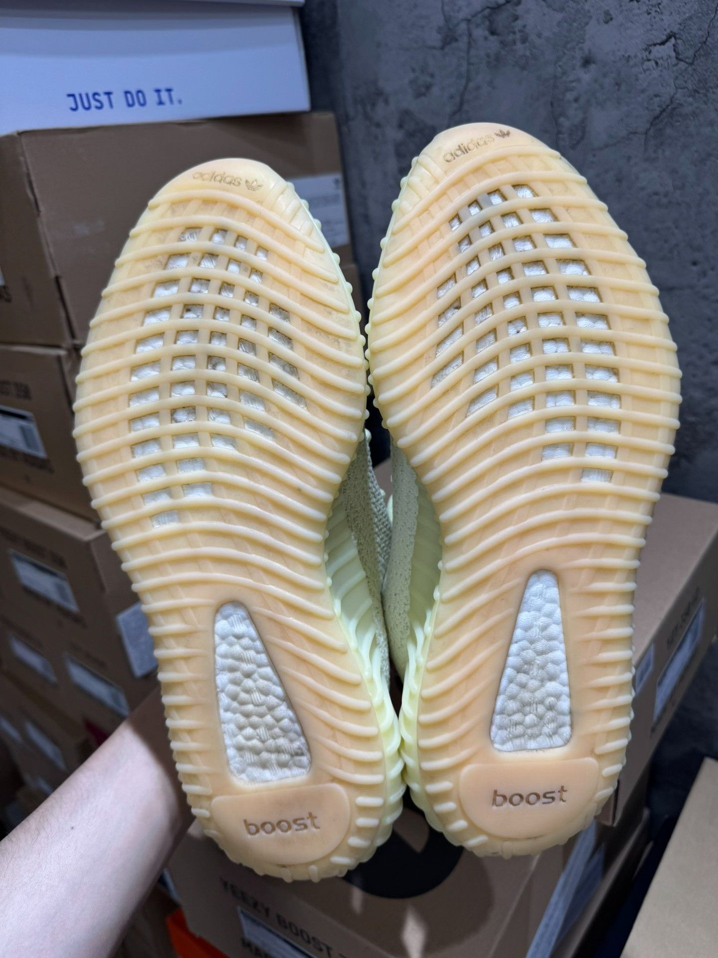 Adidas Adidas YEEZY350 Yellow Lowtop Sneakers 9.5 Men Size US 9.5 / EU 42-43 - 5 Thumbnail