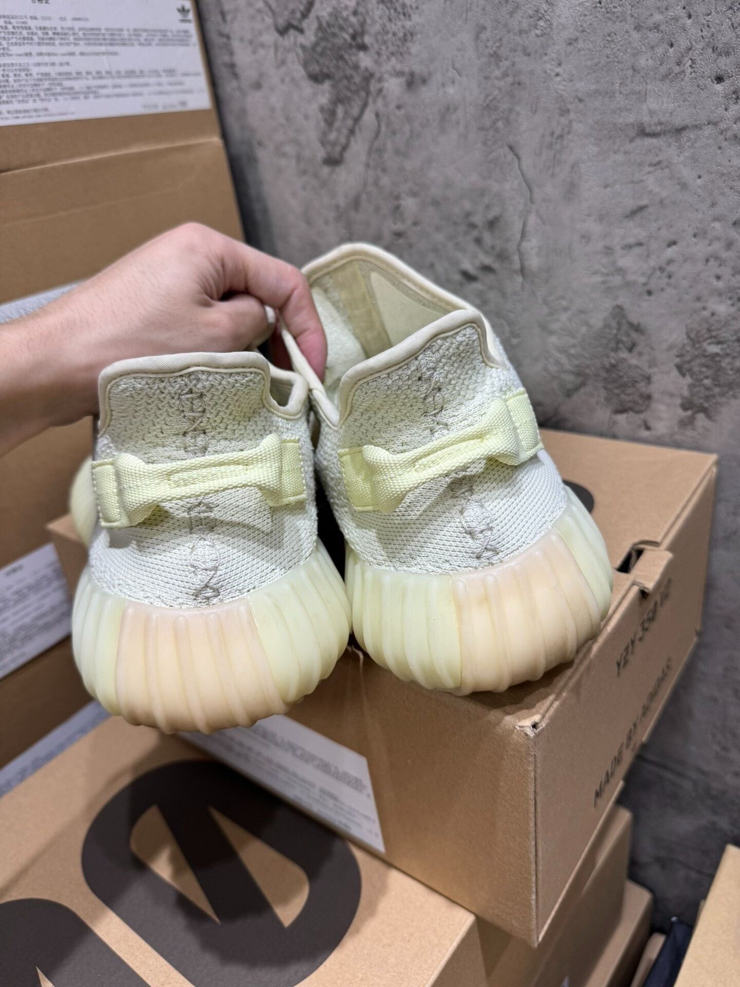 Adidas Adidas YEEZY350 Yellow Lowtop Sneakers 10.5 Men Size US 10.5 / EU 43-44 - 5 Thumbnail