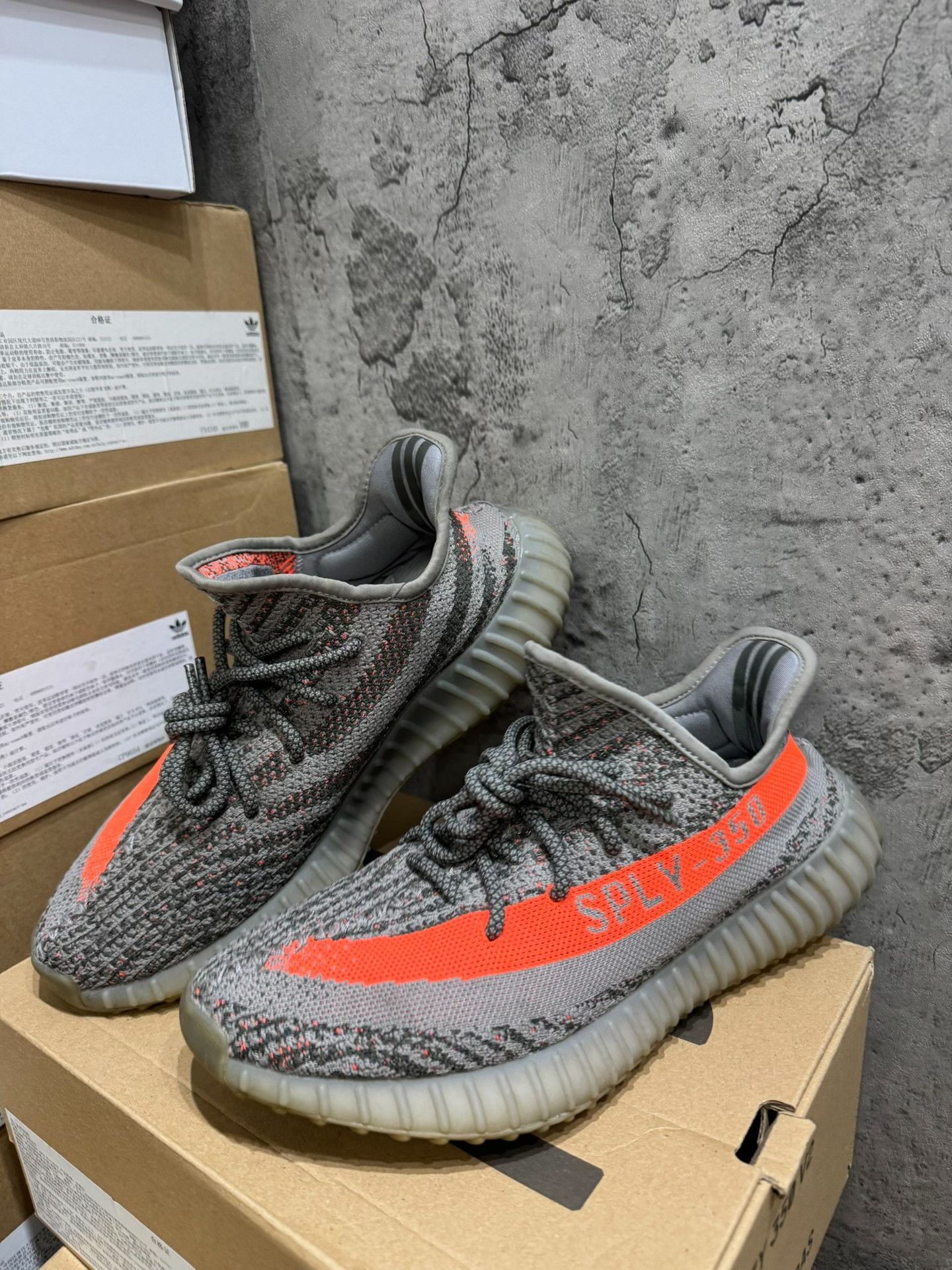 Adidas Adidas YEEZY350 Gray Lowtop Sneakers 42 Men Size US 9 / EU 42 - 9 Thumbnail