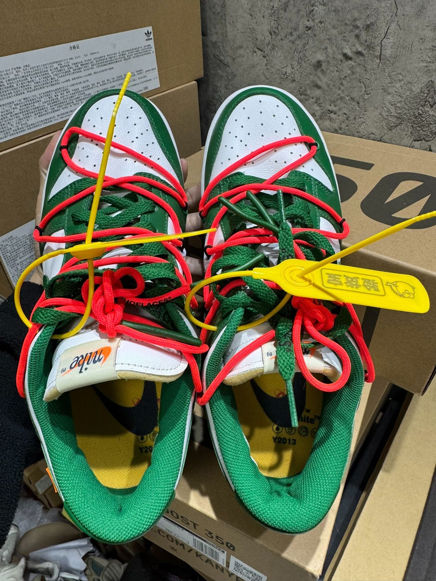 Off-White Off-White DUNK Collab White Lowtop Sneakers 9.5 Men Size US 9.5 / EU 42-43 - 5 Thumbnail