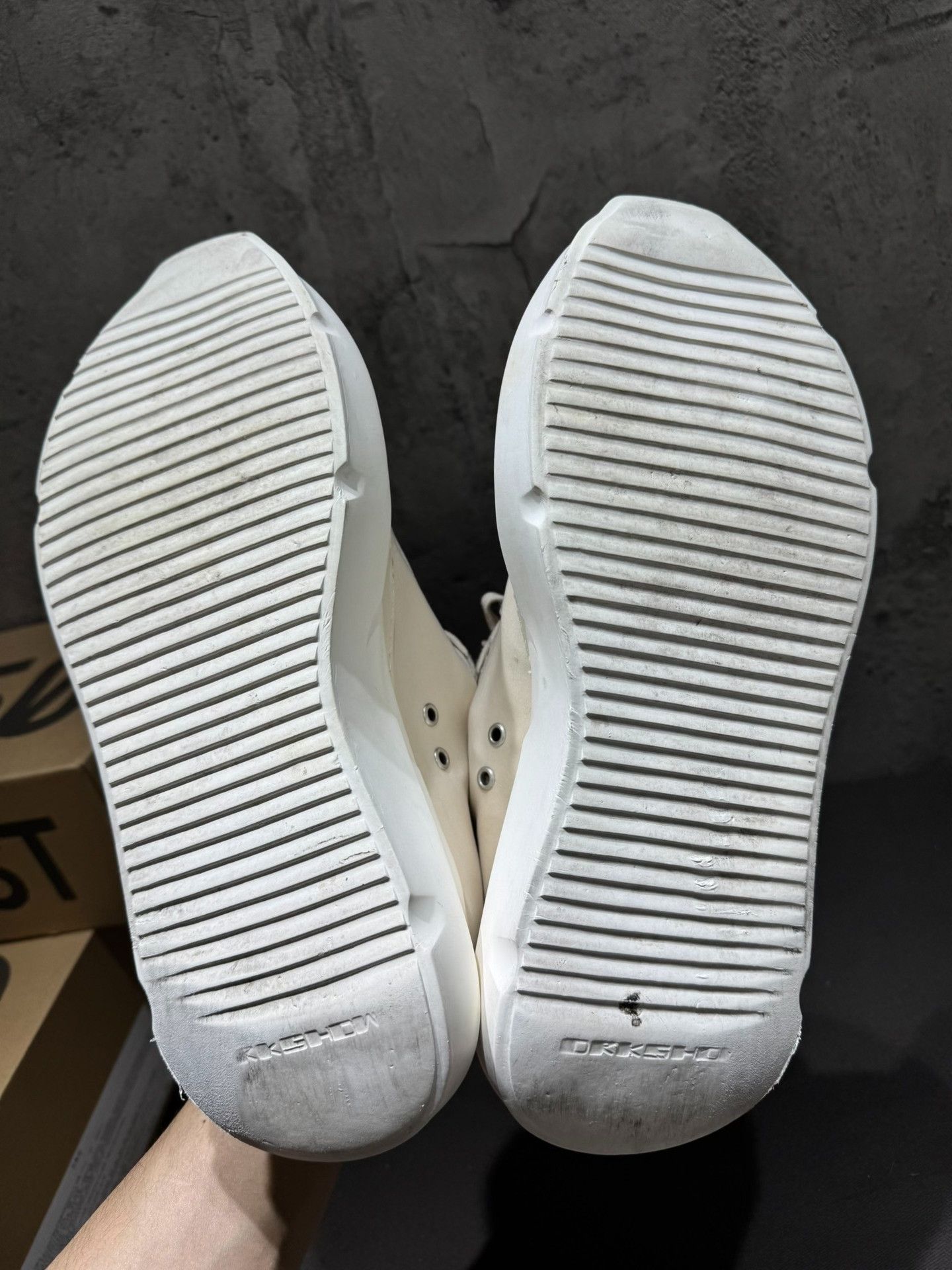 Rick Owens Rick Owens White Lowtop Sneakers 43 Men Size US 10 / EU 43 - 6 Thumbnail