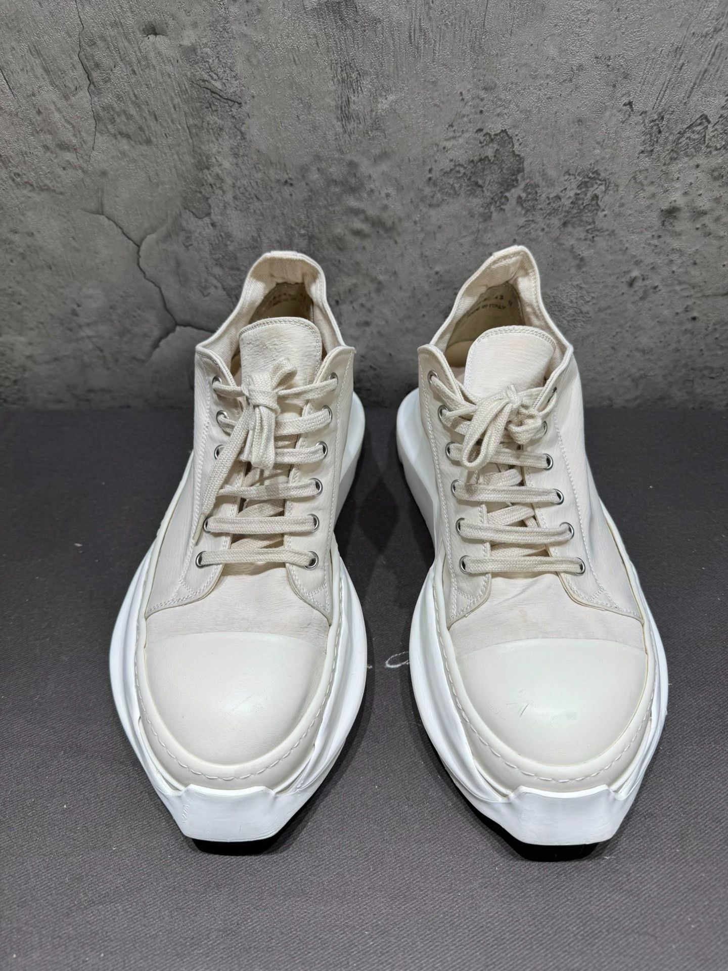 Rick Owens Rick Owens White Lowtop Sneakers 43 Men Size US 10 / EU 43 - 5 Thumbnail