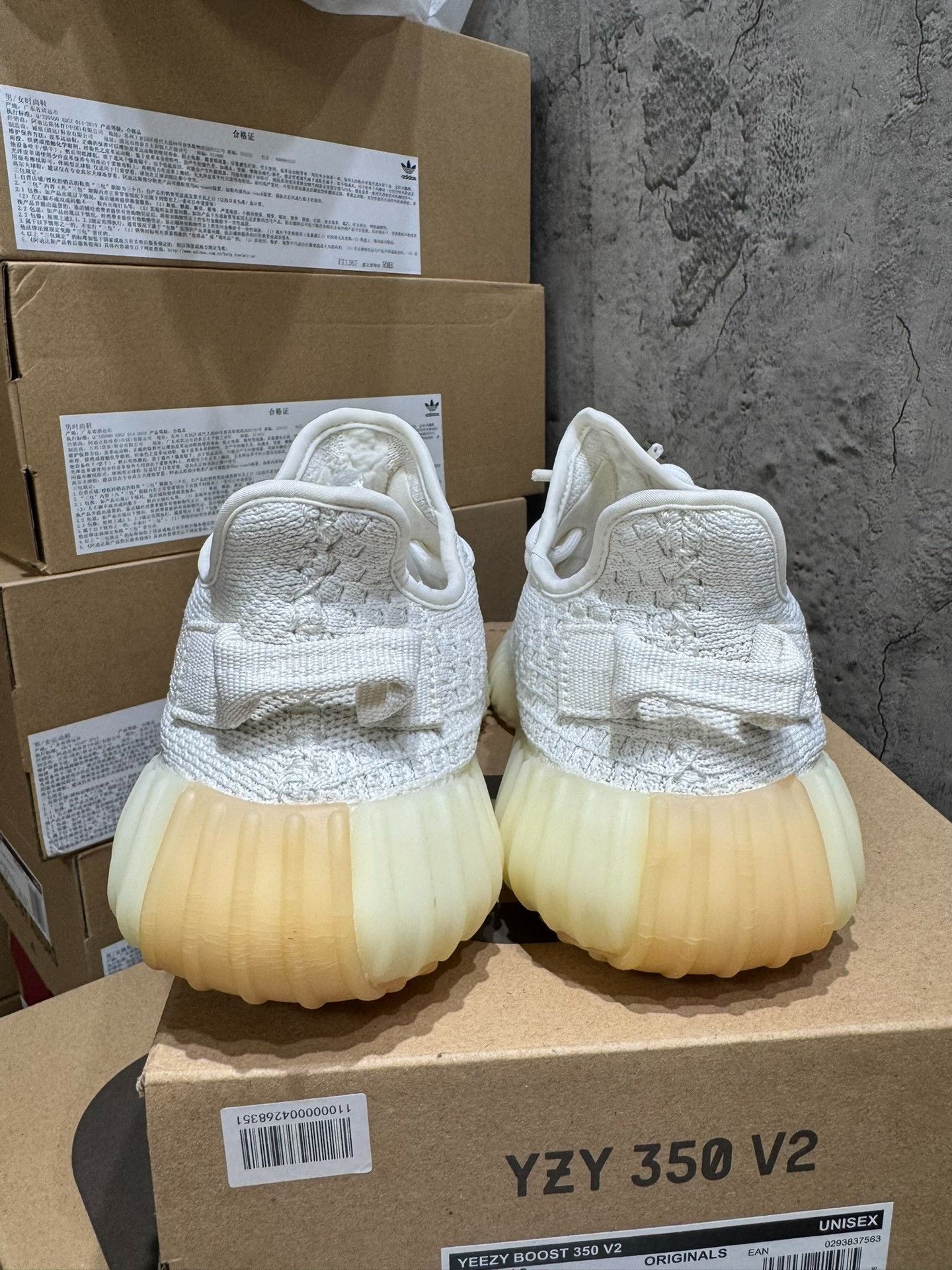 Adidas Adidas YEEZY350 White Lowtop Sneakers 38 Men Size US 6 / EU 39 - 3 Thumbnail