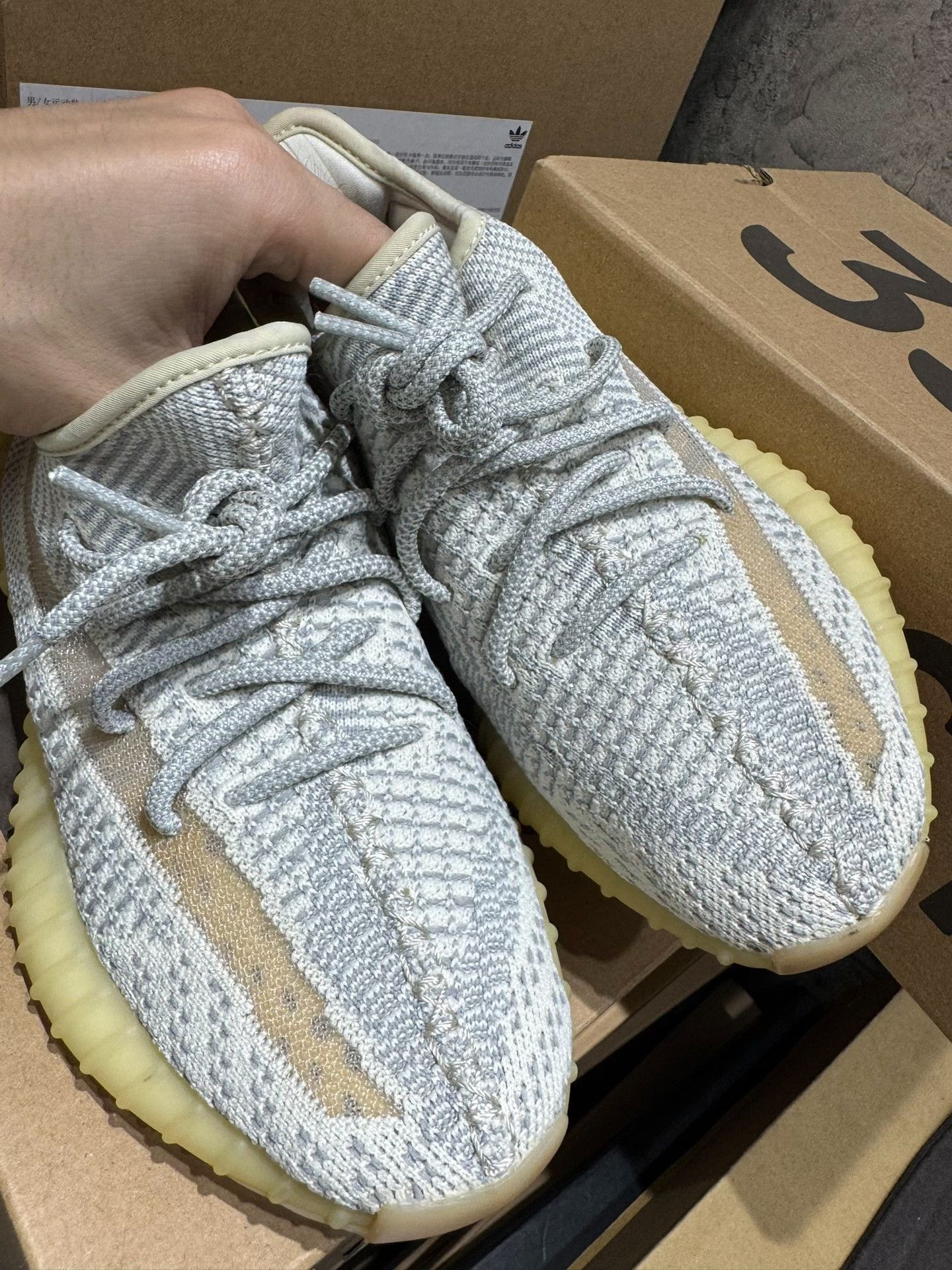 Adidas Adidas YEEZY350 Limited Yellow Lowtop Sneakers 37 Men Size US 5 / EU 37 - 2 Thumbnail