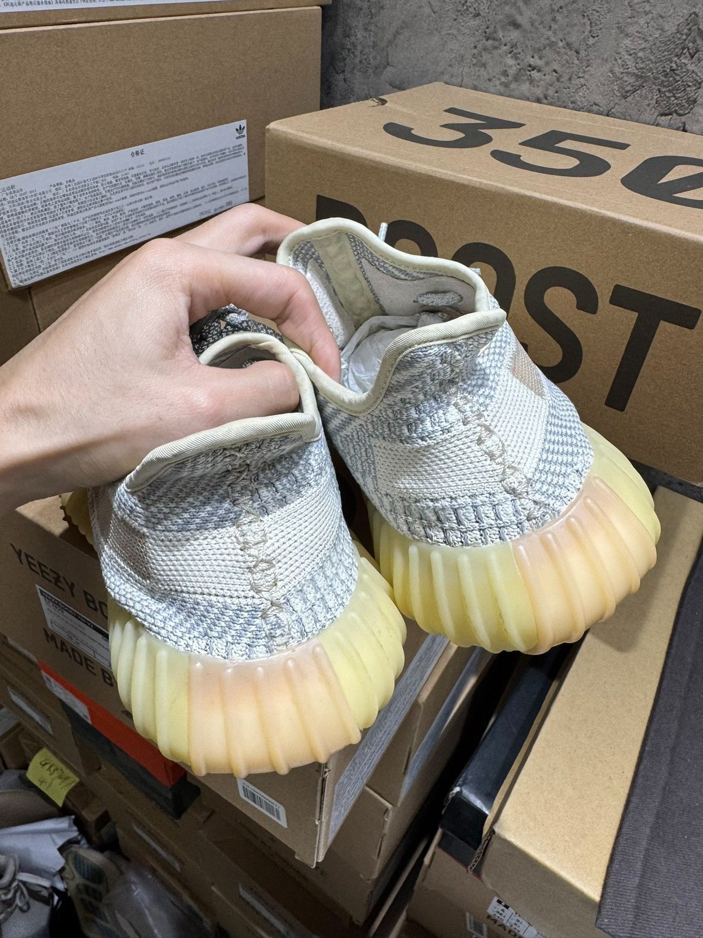 Adidas Adidas YEEZY350 Limited Yellow Lowtop Sneakers 37 Men Size US 5 / EU 37 - 6 Thumbnail