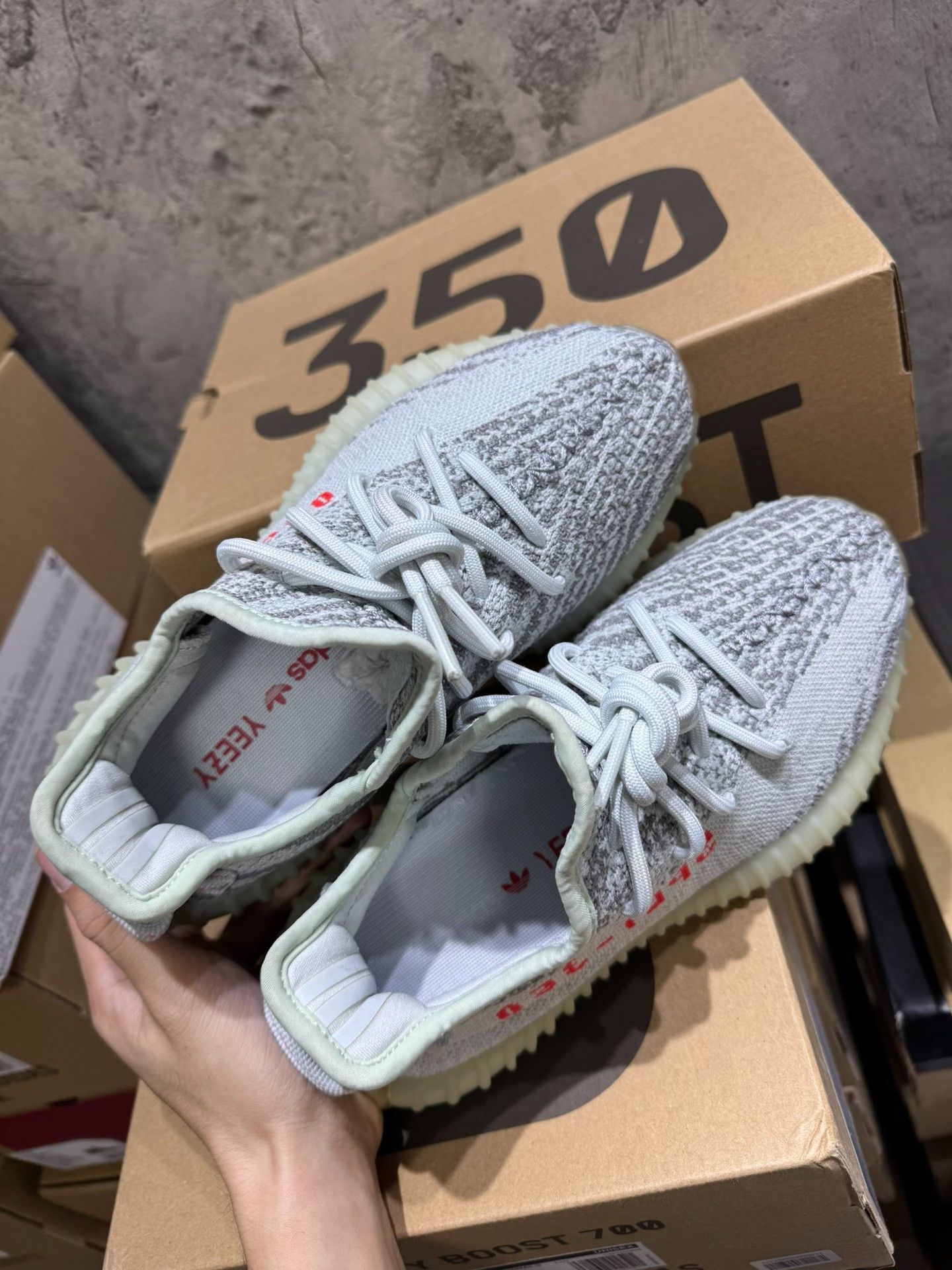 Yeezy Yeezy Blue Lowtop Sneakers 36 Men Size US 5 / EU 37 - 6 Thumbnail