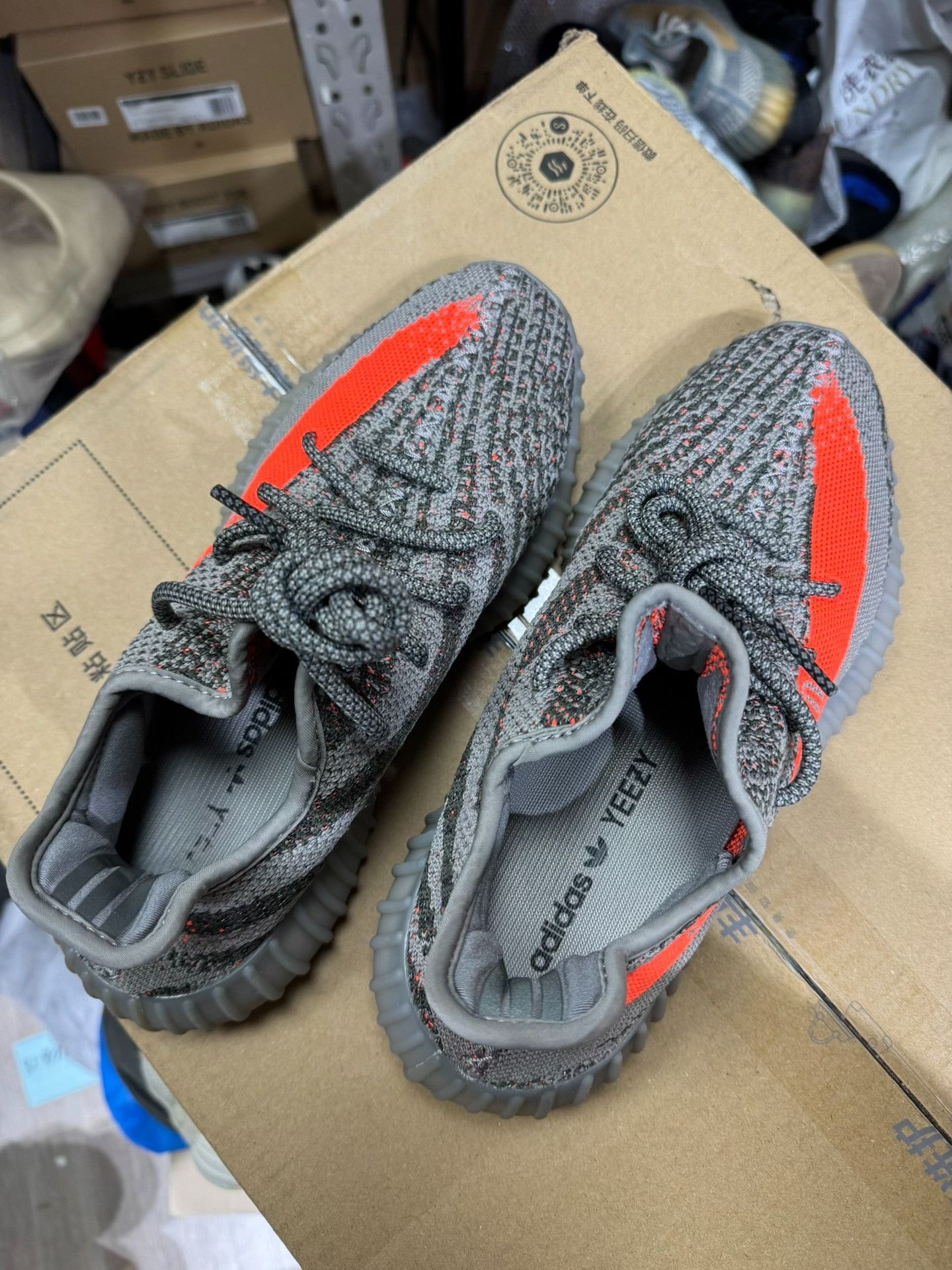 Adidas Adidas YEEZY350 Gray Lowtop Sneakers 40 Men Size US 7.5 / EU 40-41 - 2 Thumbnail