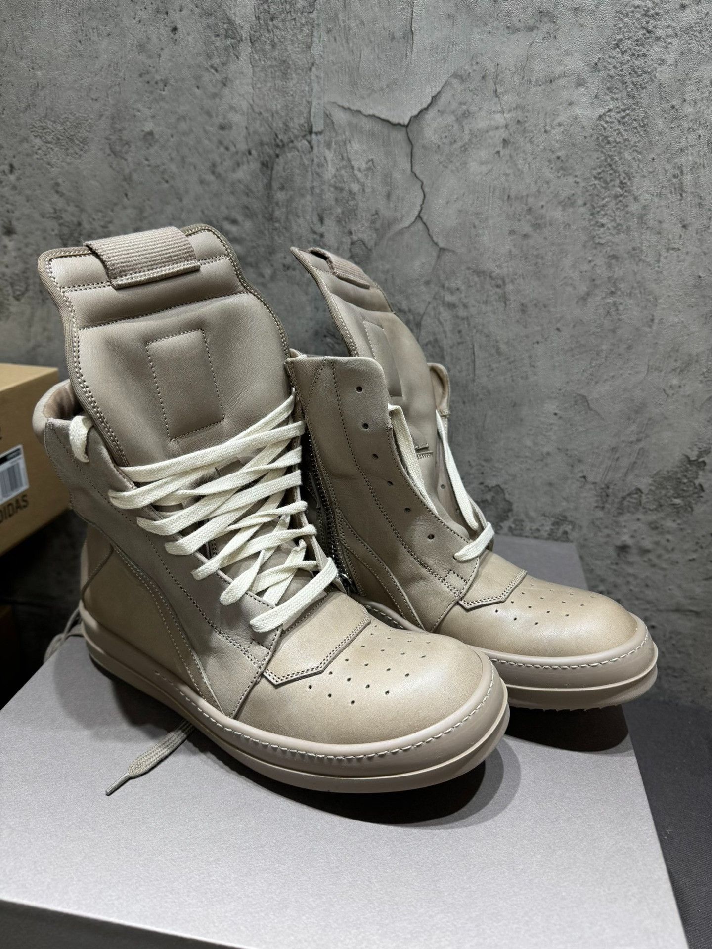 Rick Owens Rick Owens Leather Gray Boots S Women Size US 6 / IT 36 - 4 Thumbnail