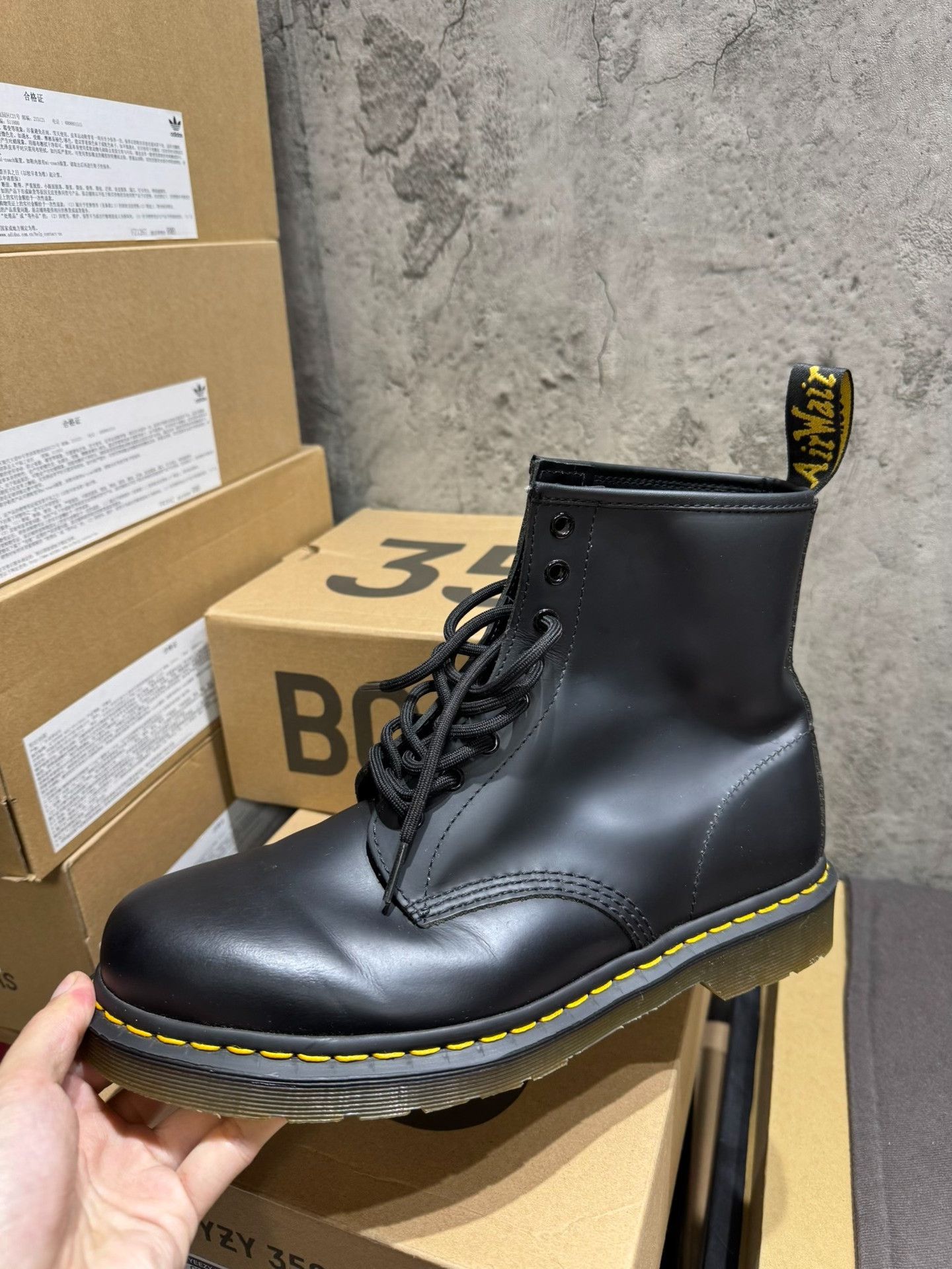 Dr. Martens Dr. Martens Black Boots 43 Men Size US 10 / EU 43 - 6 Thumbnail