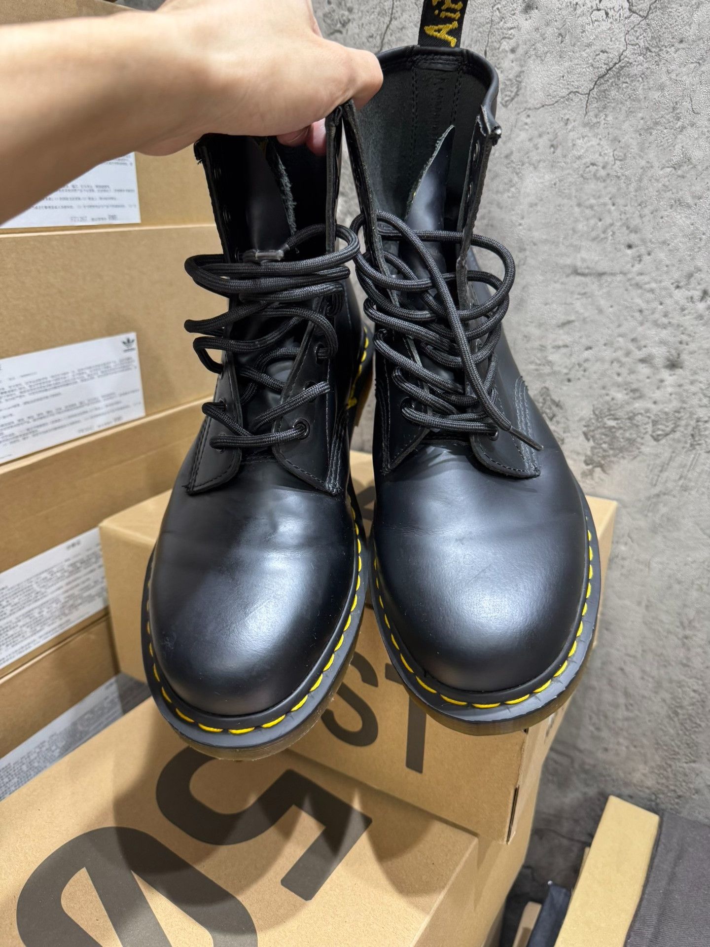 Dr. Martens Dr. Martens Black Boots 43 Men Size US 10 / EU 43 - 5 Thumbnail