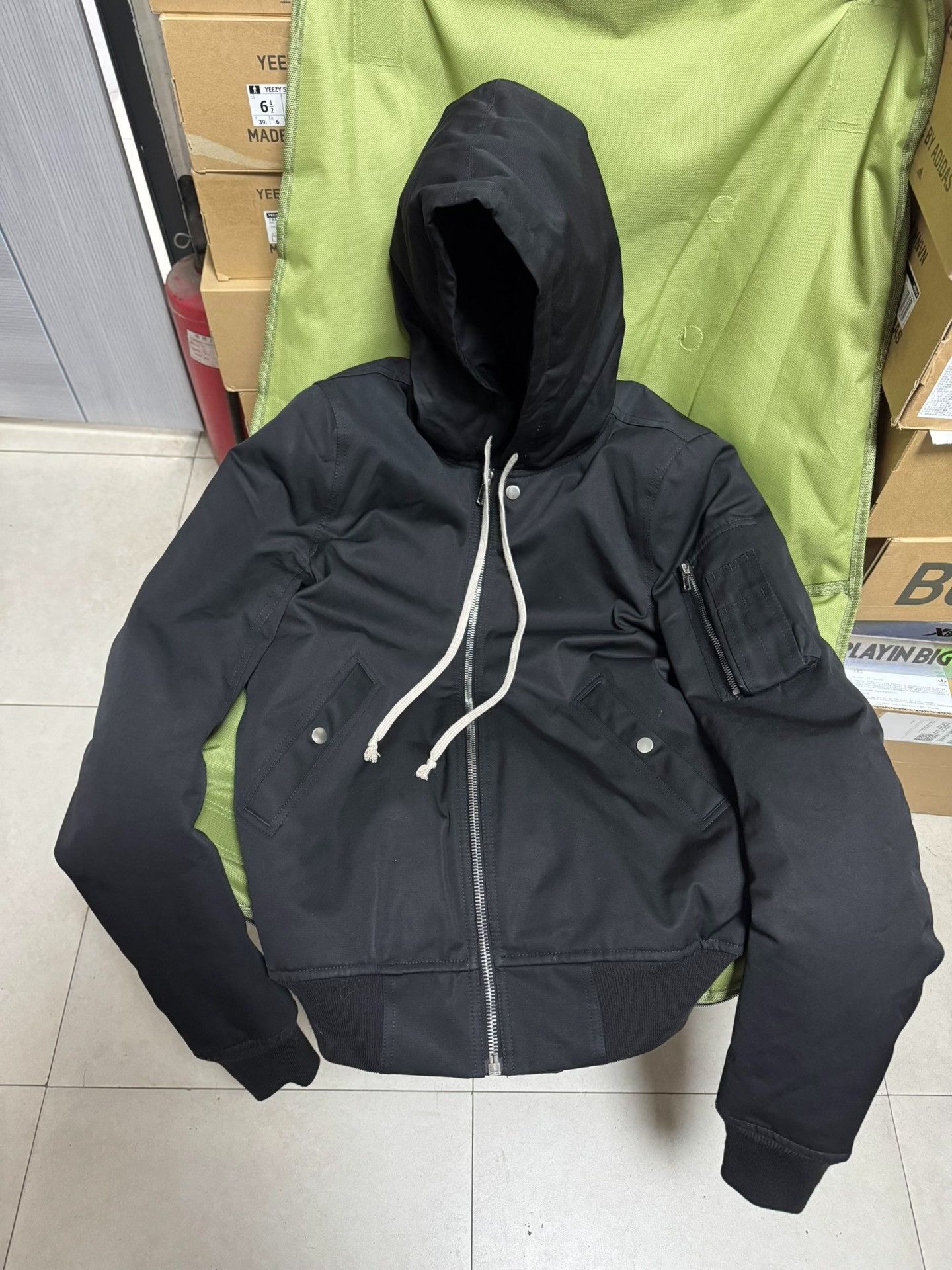 Rick Owens Rick Owens Down Black Heavy Coat S Men Size US S / EU 44-46 / 1 - 6 Thumbnail
