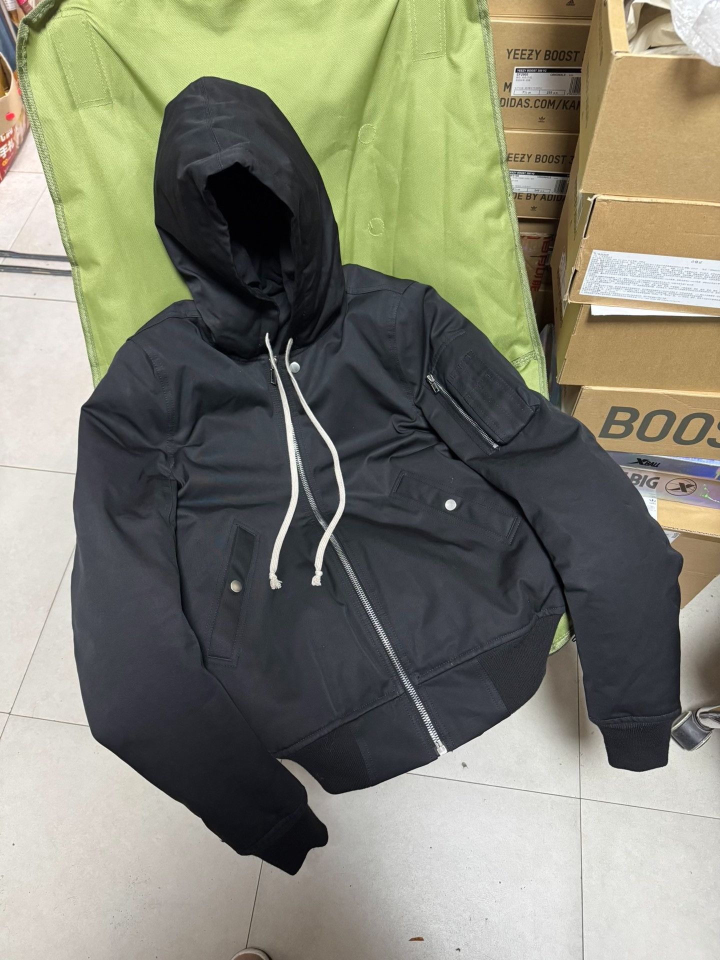 Rick Owens Rick Owens Down Black Heavy Coat S Men Size US S / EU 44-46 / 1 - 7 Thumbnail