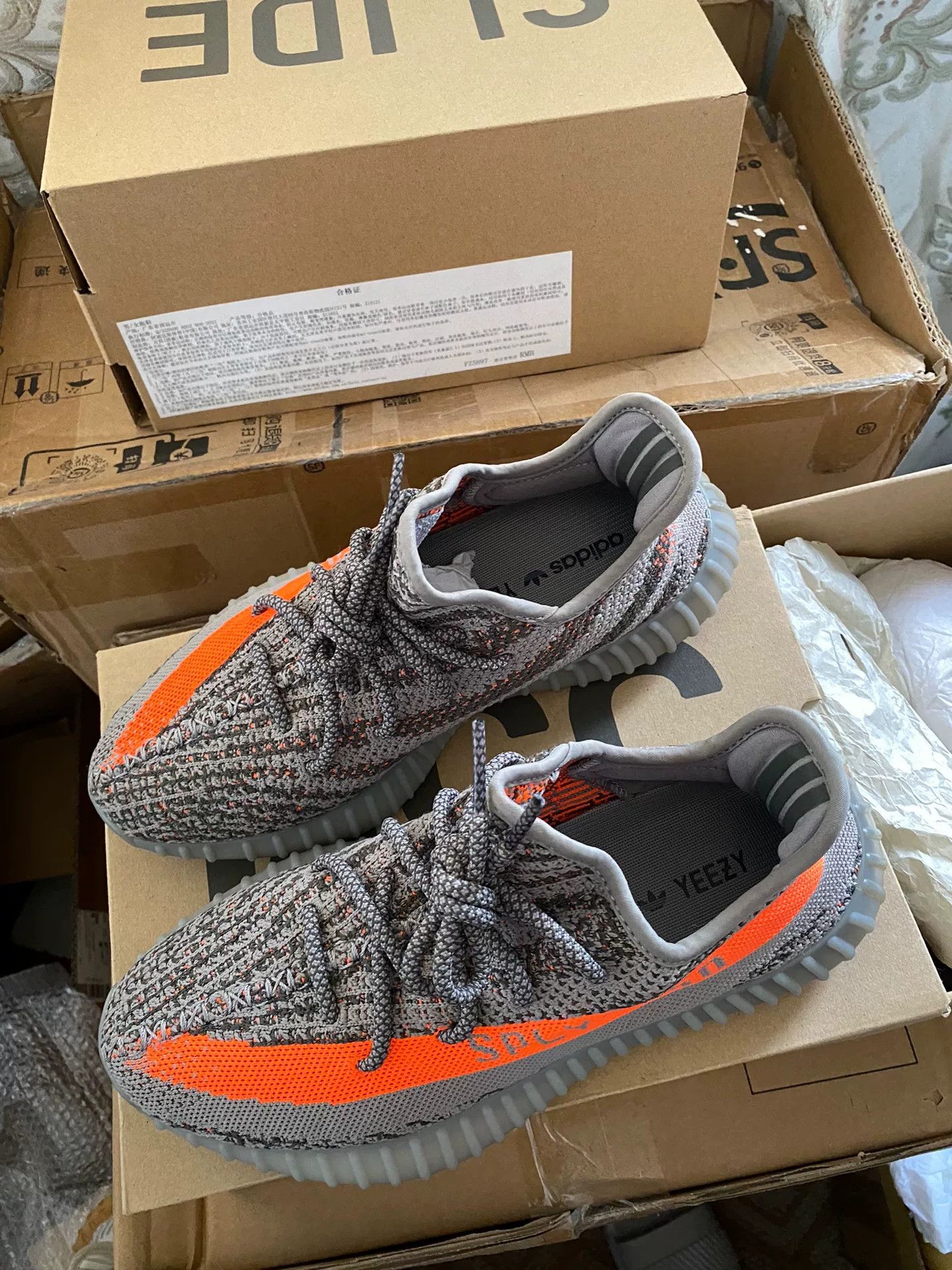 Adidas Adidas YEEZY350 Gray Lowtop Sneakers 40 Men Size US 7.5 / EU 40-41 - 4 Thumbnail