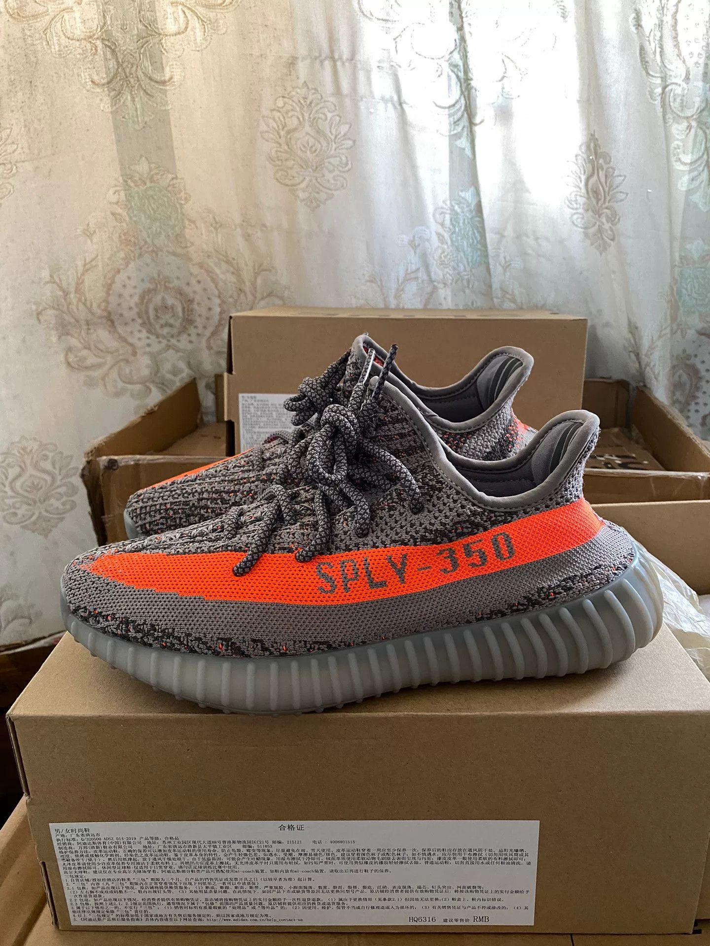 Adidas Adidas YEEZY350 Gray Lowtop Sneakers 40 Men Size US 7.5 / EU 40-41 - 3 Thumbnail