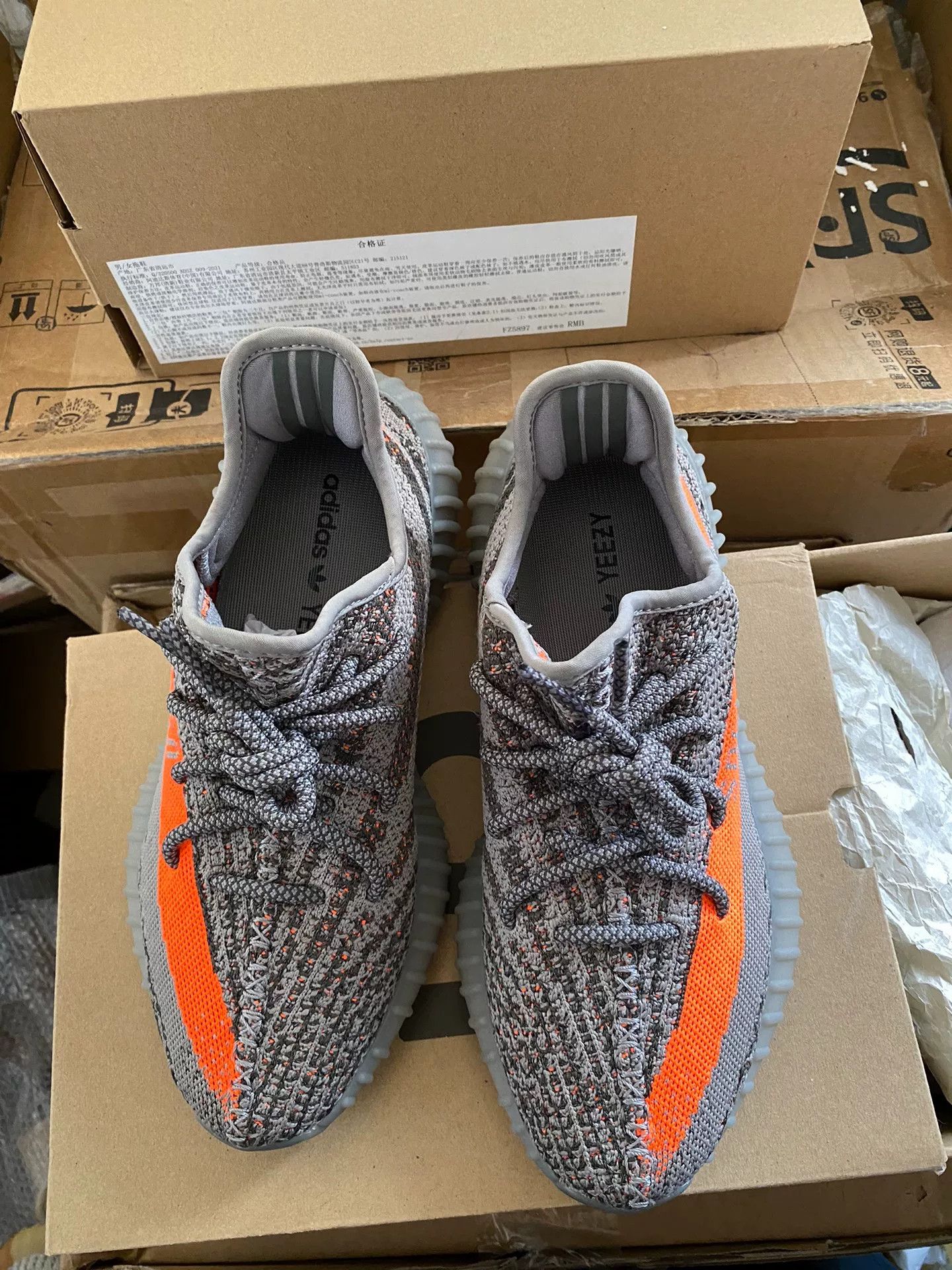 Adidas Adidas YEEZY350 Gray Lowtop Sneakers 40 Men Size US 7.5 / EU 40-41 - 5 Thumbnail