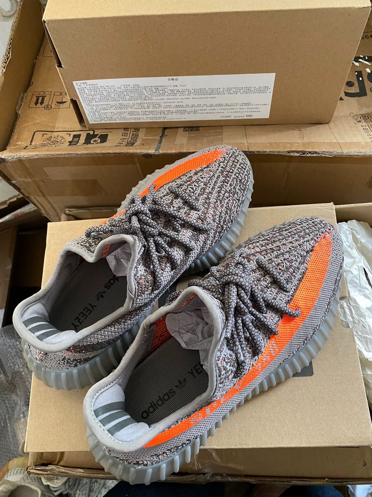 Adidas Adidas YEEZY350 Gray Lowtop Sneakers 40 Men Size US 7.5 / EU 40-41 - 6 Thumbnail