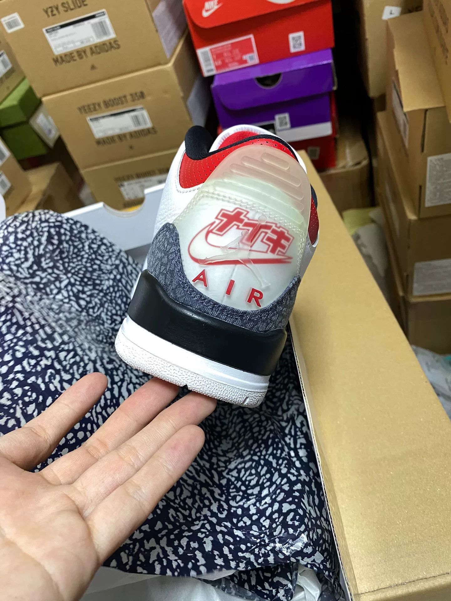 Nike Nike Denim Red Lowtop Sneakers 40 Men Size US 7.5 / EU 40-41 - 4 Thumbnail
