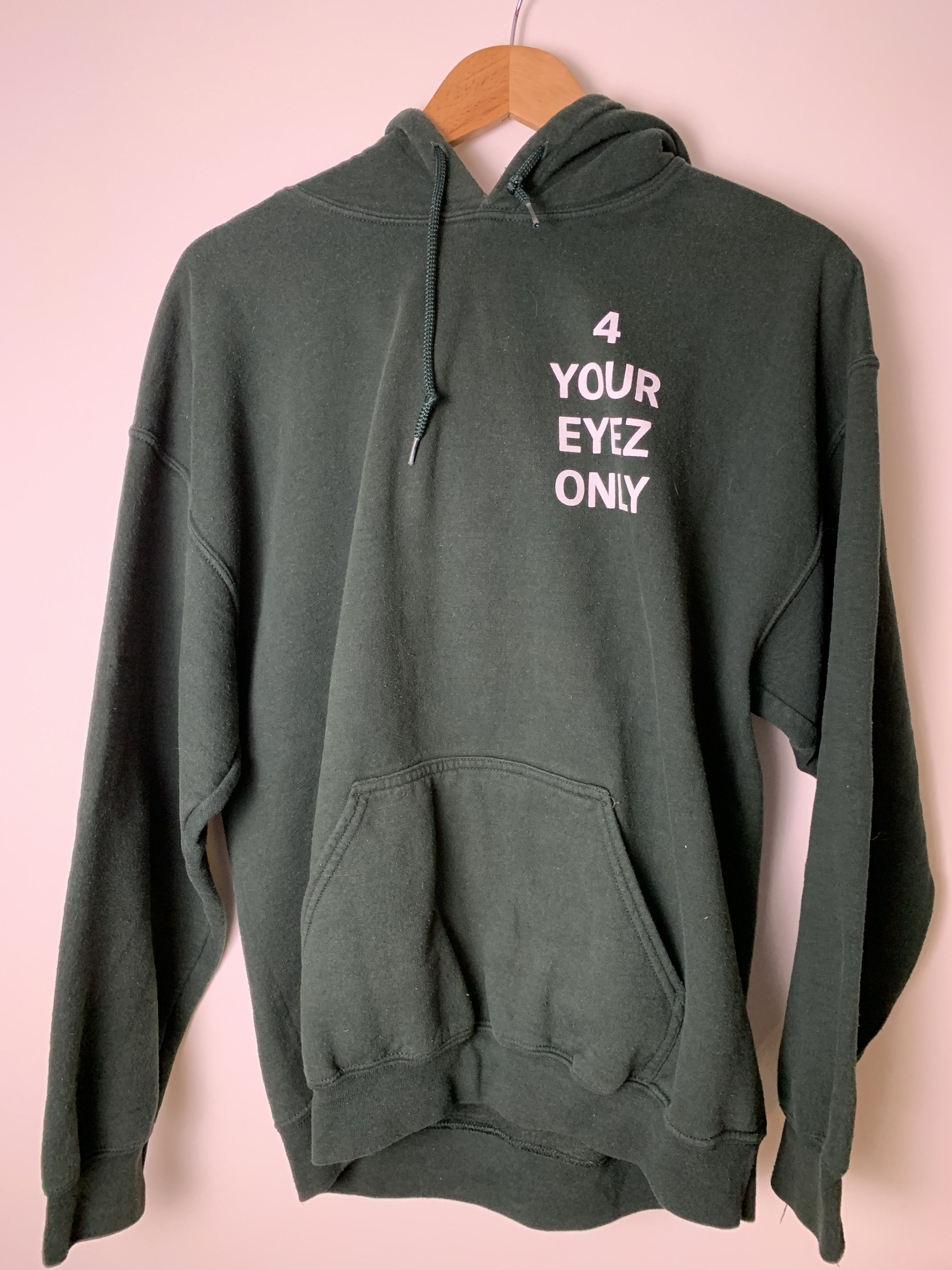 4 your eyez only green hoodie best sale