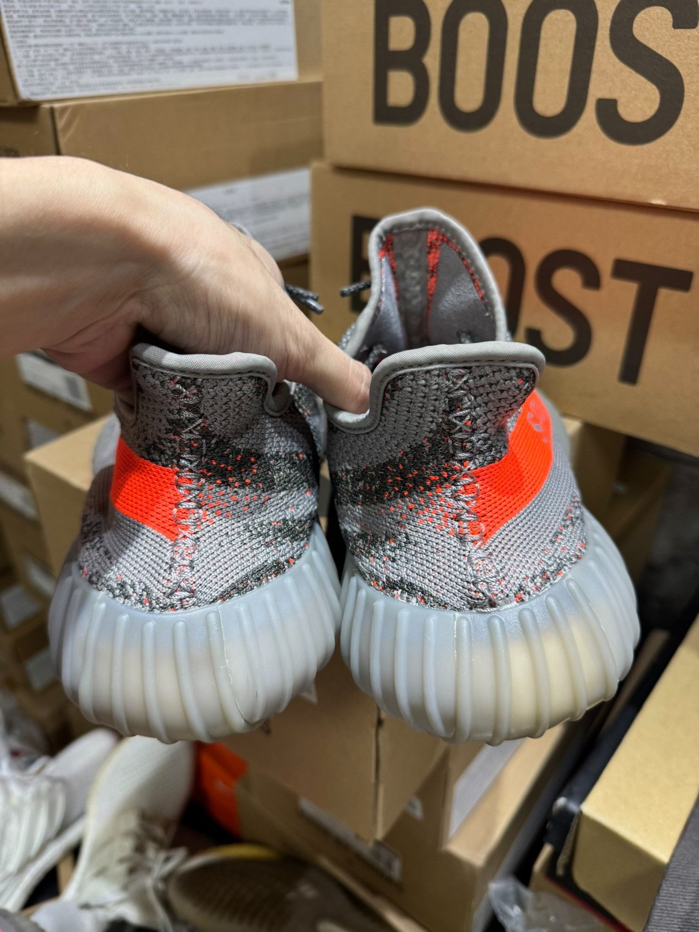 Adidas Adidas YEEZY350 Gray Lowtop Sneakers 9.5 Men Size US 9.5 / EU 42-43 - 3 Thumbnail