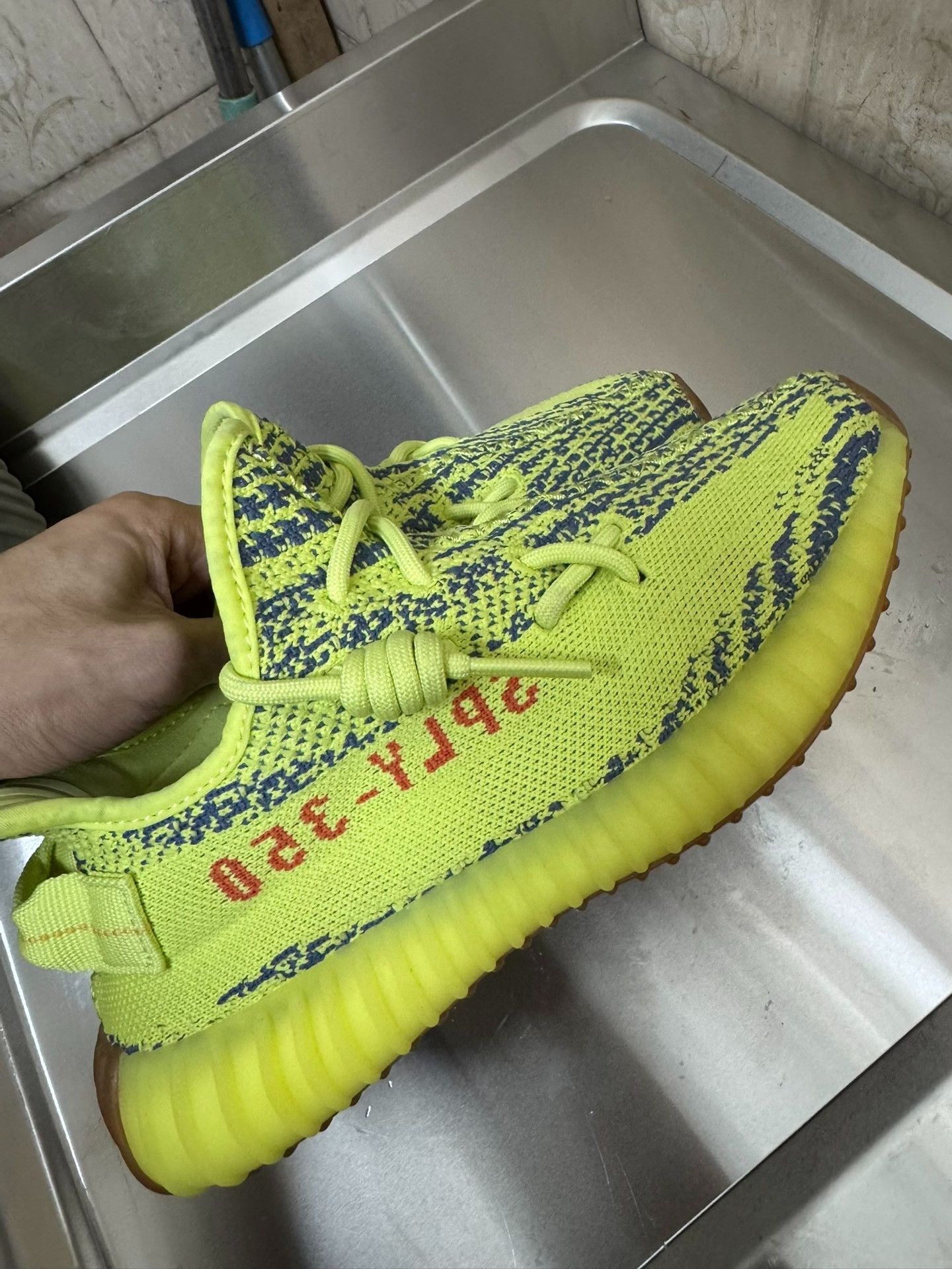 Adidas Adidas YEEZY350 Yellow Lowtop Sneakers 37 Men Size US 5 / EU 37 - 9 Thumbnail