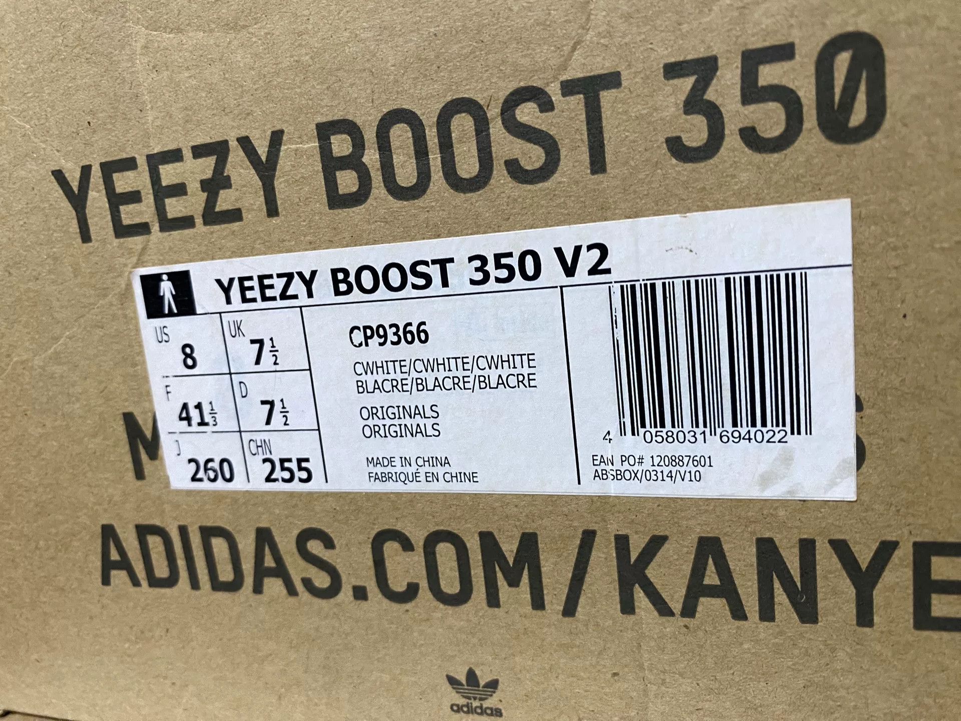 Adidas Adidas YEEZY350 White Lowtop Sneakers 41 Men Size US 8.5 / EU 41-42 - 9 Thumbnail