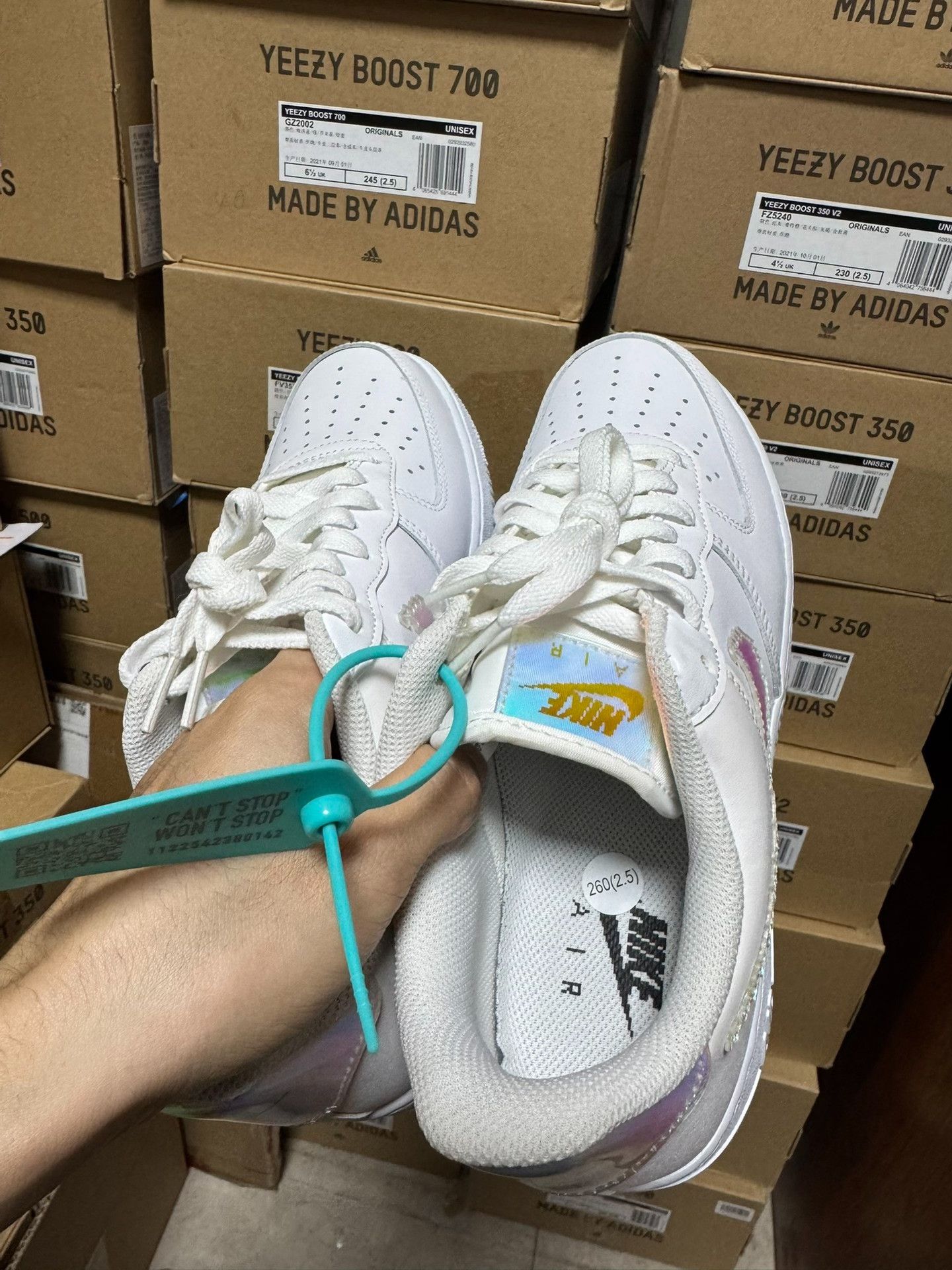 Nike Nike White Lowtop Sneakers 41 Men Size US 8.5 / EU 41-42 - 5 Thumbnail