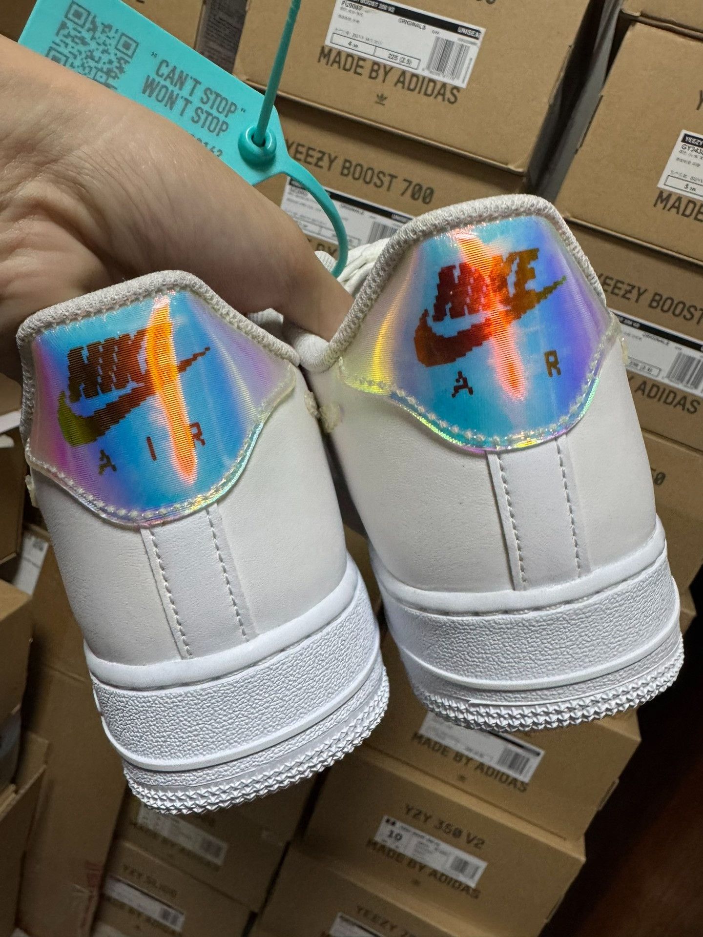 Nike Nike White Lowtop Sneakers 41 Men Size US 8.5 / EU 41-42 - 4 Thumbnail