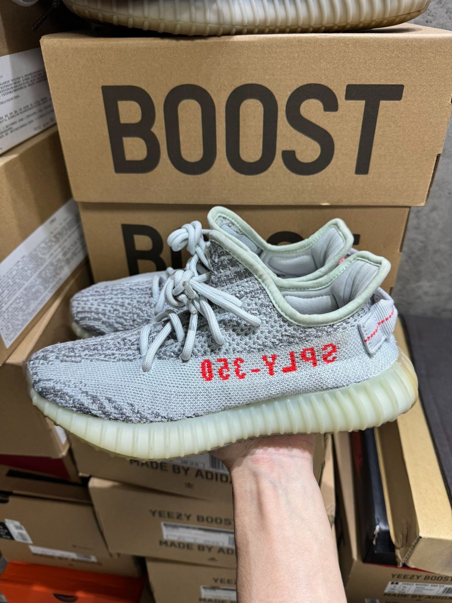 Yeezy Yeezy Blue Lowtop Sneakers 36 Men Size US 5 / EU 37 - 7 Thumbnail