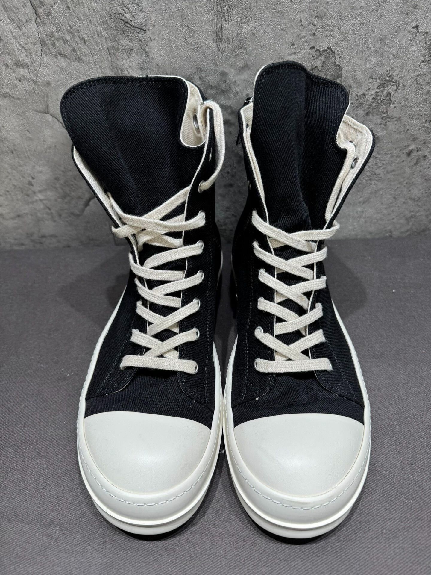 Rick Owens Rick Owens Black Hitop Sneakers 23 Men Size US 10 / EU 43 - 7 Thumbnail
