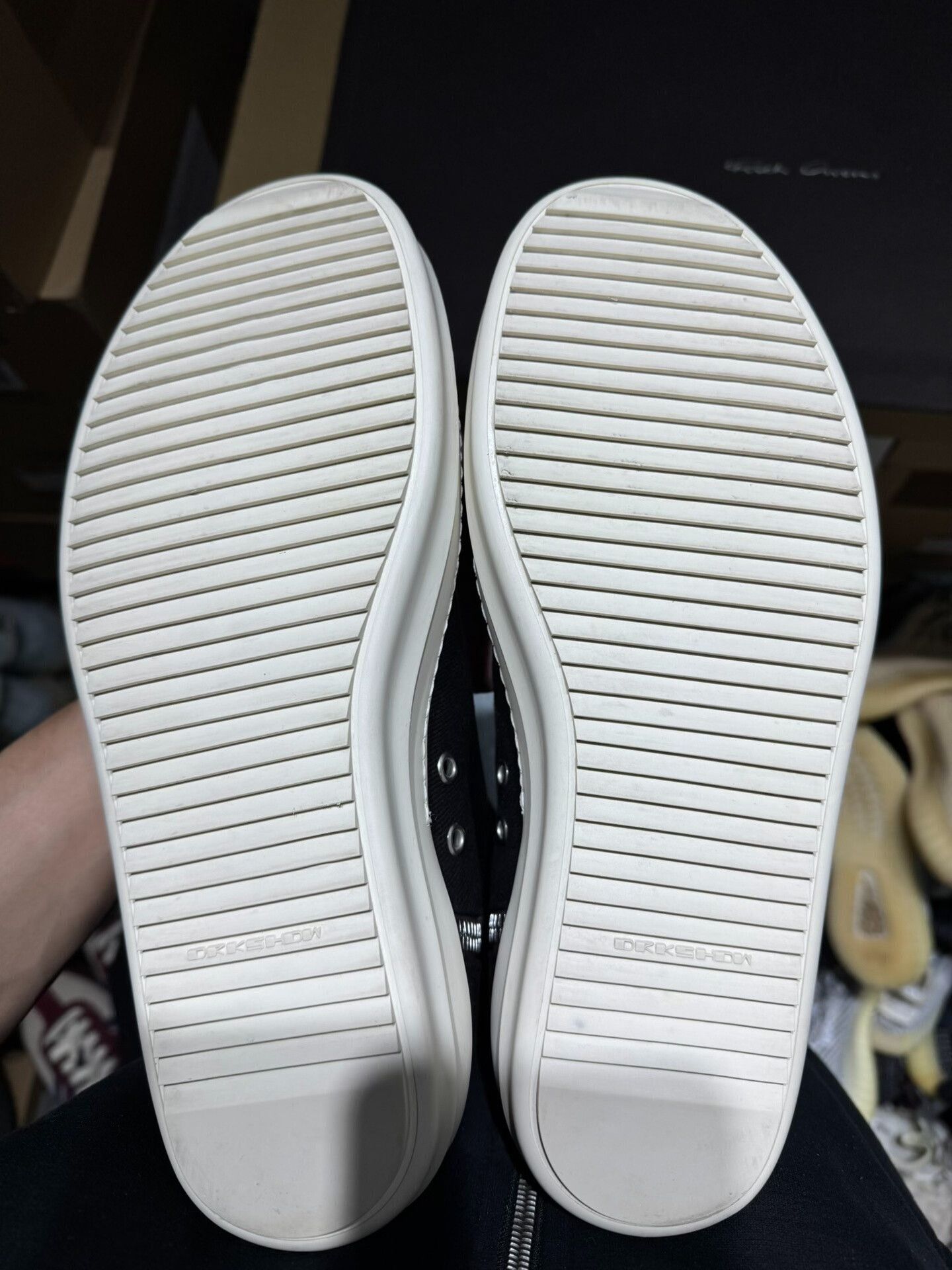 Rick Owens Rick Owens Black Hitop Sneakers 23 Men Size US 10 / EU 43 - 8 Thumbnail
