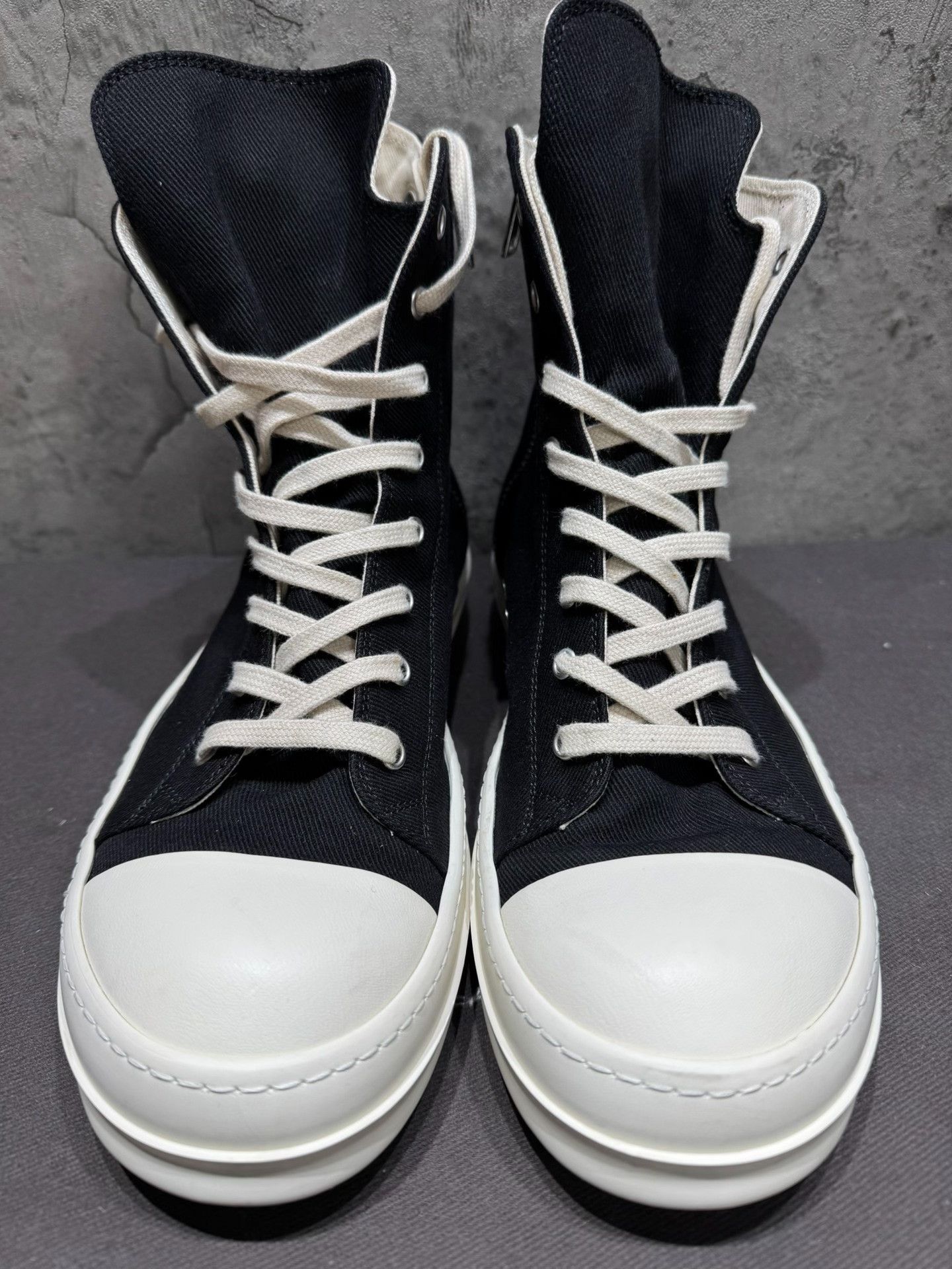 Rick Owens Rick Owens Black Hitop Sneakers 23 Men Size US 10 / EU 43 - 6 Thumbnail