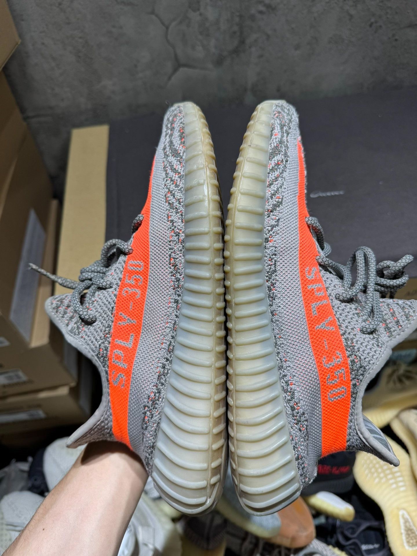 Adidas Adidas YEEZY350 Gray Lowtop Sneakers 42 Men Size US 9 / EU 42 - 3 Thumbnail