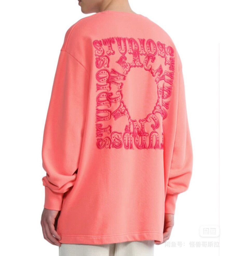 Acne Studios Acne Studios Retro Embroidered Pink Hoodie S Women Size S / US 4 / IT 40 - 2 Thumbnail