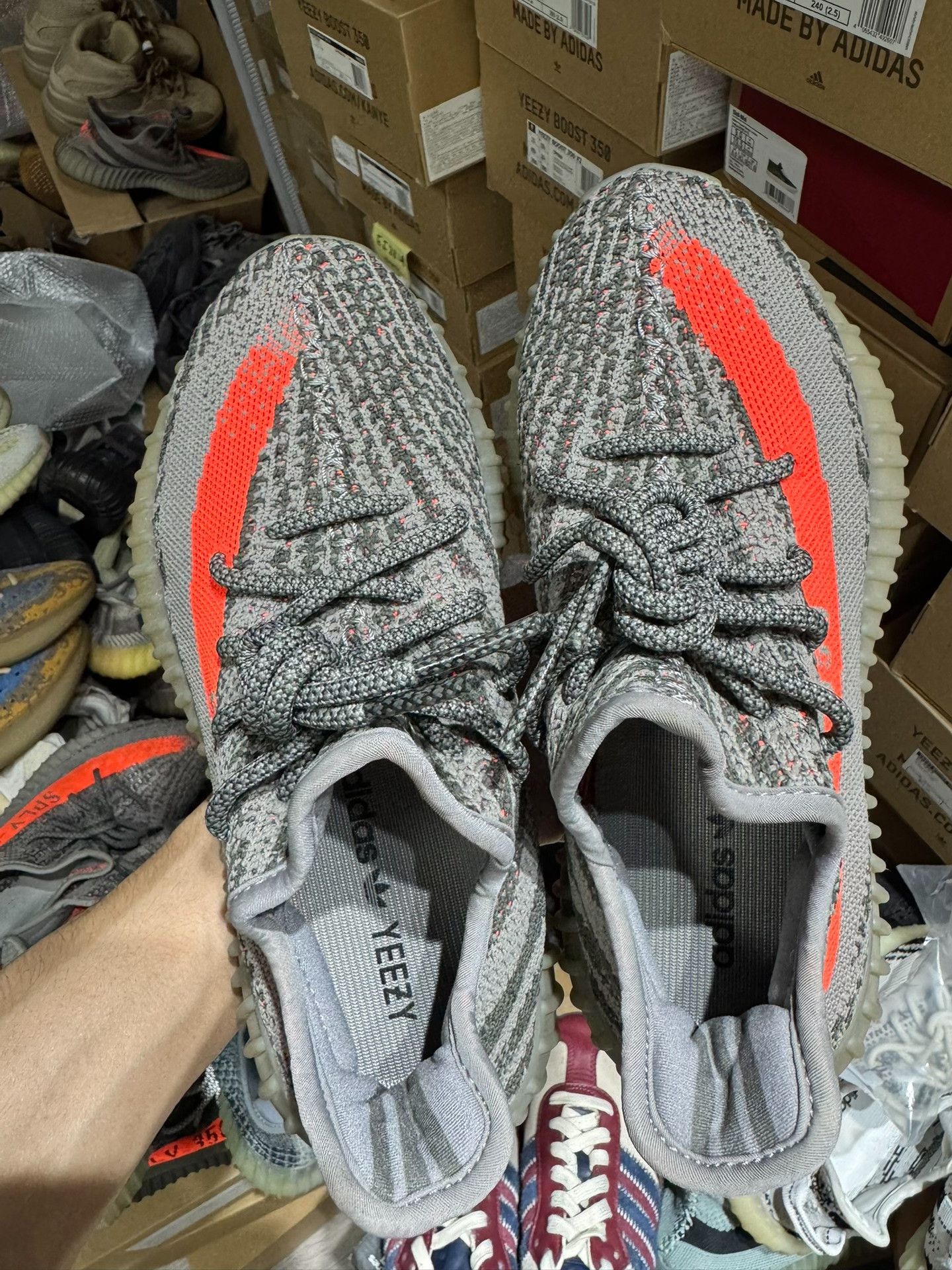 Adidas Adidas YEEZY350 Gray Lowtop Sneakers 37 Men Size US 5 / EU 37 - 3 Thumbnail