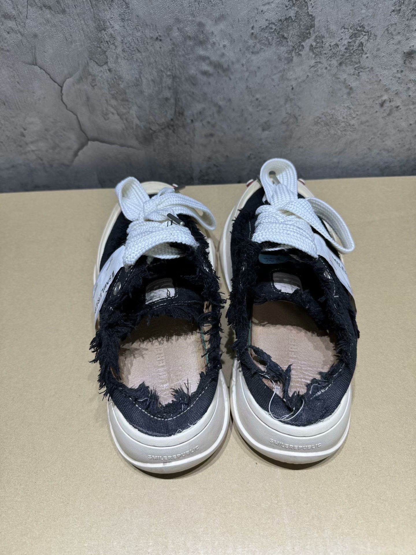 Other Canvas Black Lowtop Sneakers 37 Women Size US 6.5 / IT 36.5 - 3 Thumbnail