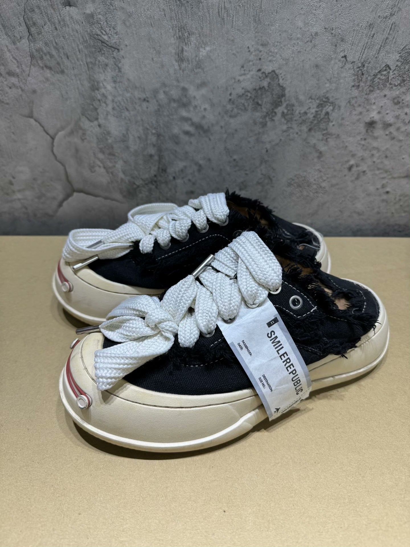 Other Canvas Black Lowtop Sneakers 37 Women Size US 6.5 / IT 36.5 - 2 Thumbnail