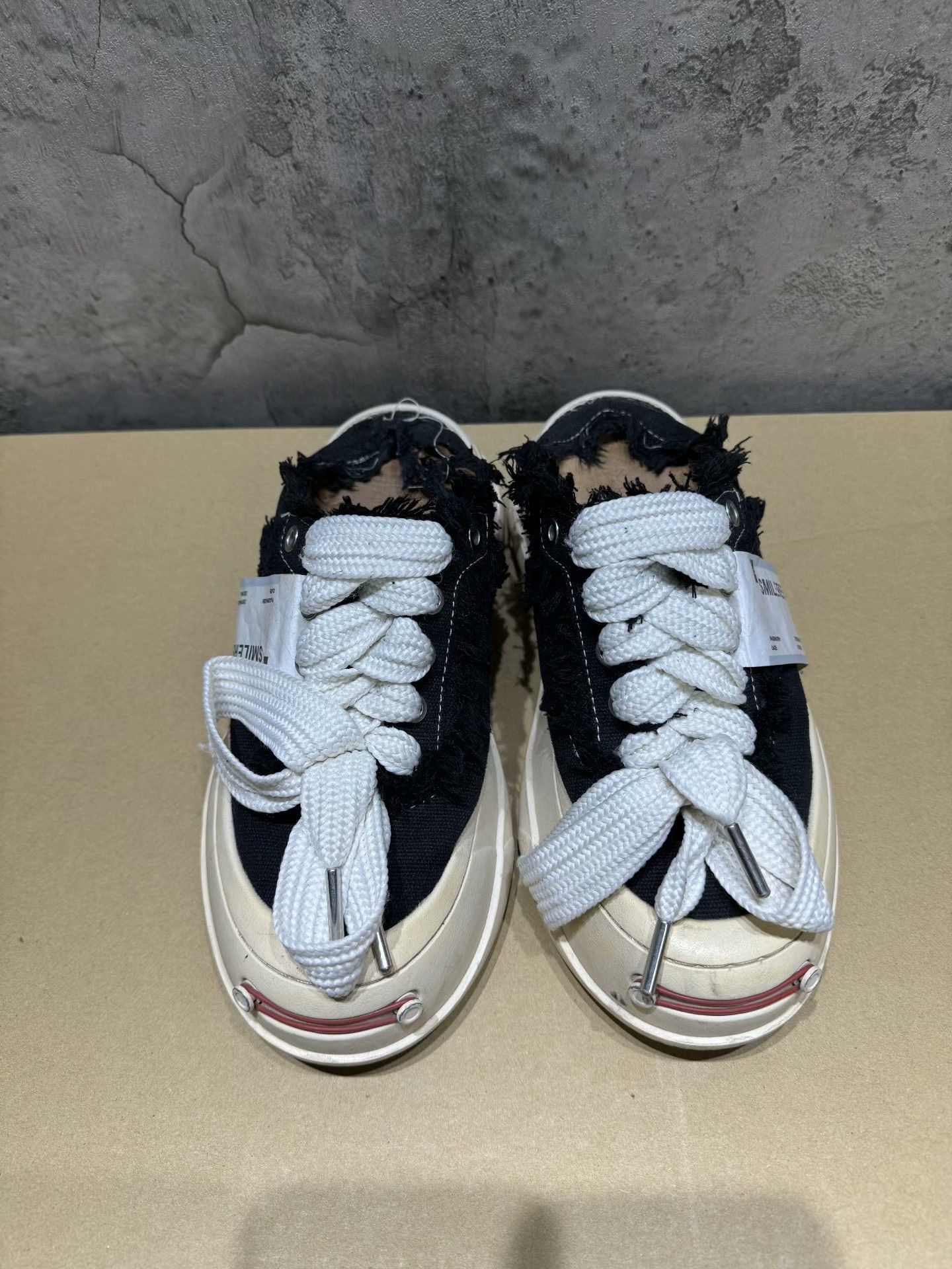 Other Canvas Black Lowtop Sneakers 37 Women Size US 6.5 / IT 36.5 - 4 Thumbnail