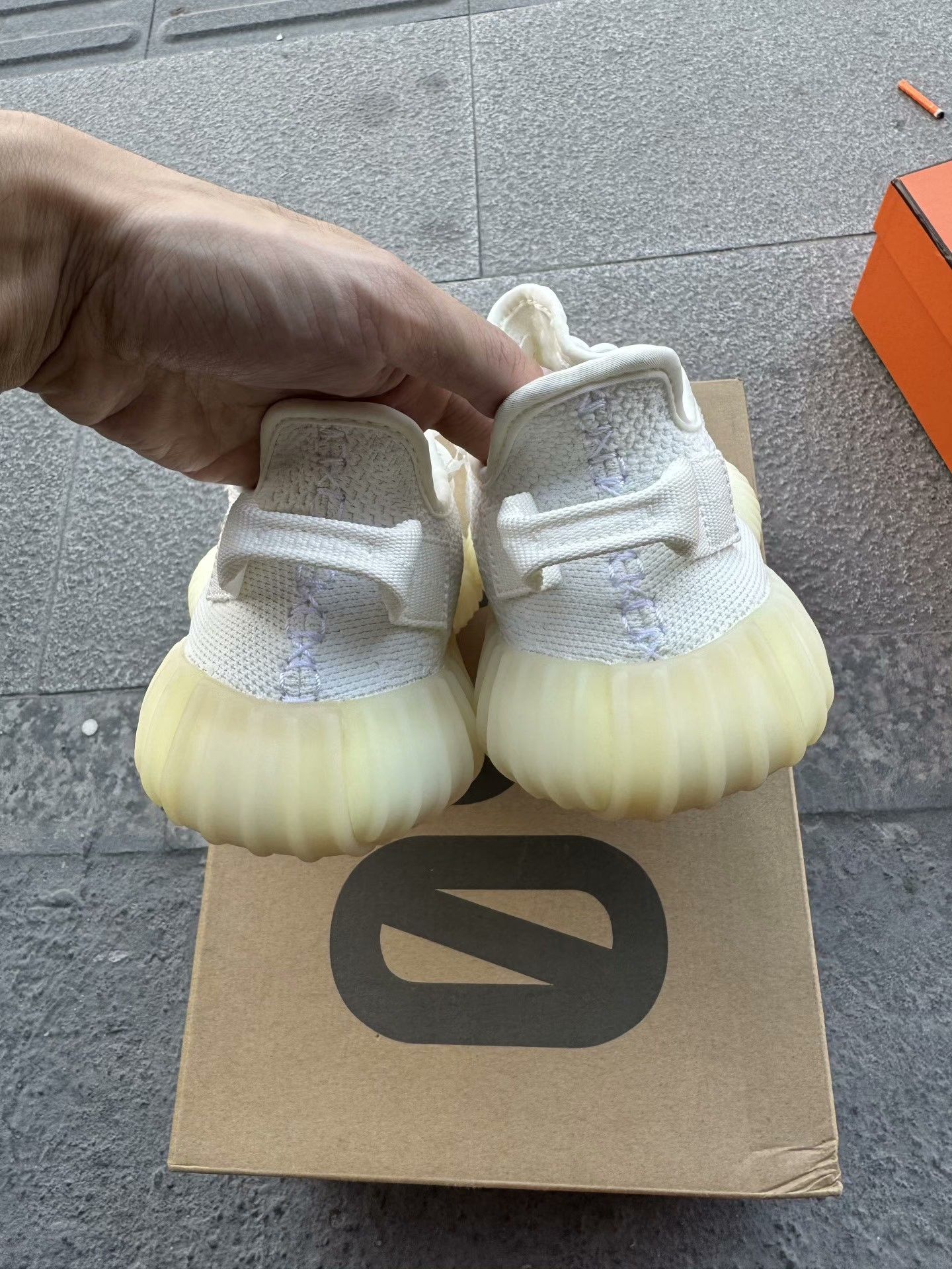 Adidas Adidas YEEZY350 White Lowtop Sneakers 36 Men Size US 5 / EU 37 - 5 Thumbnail