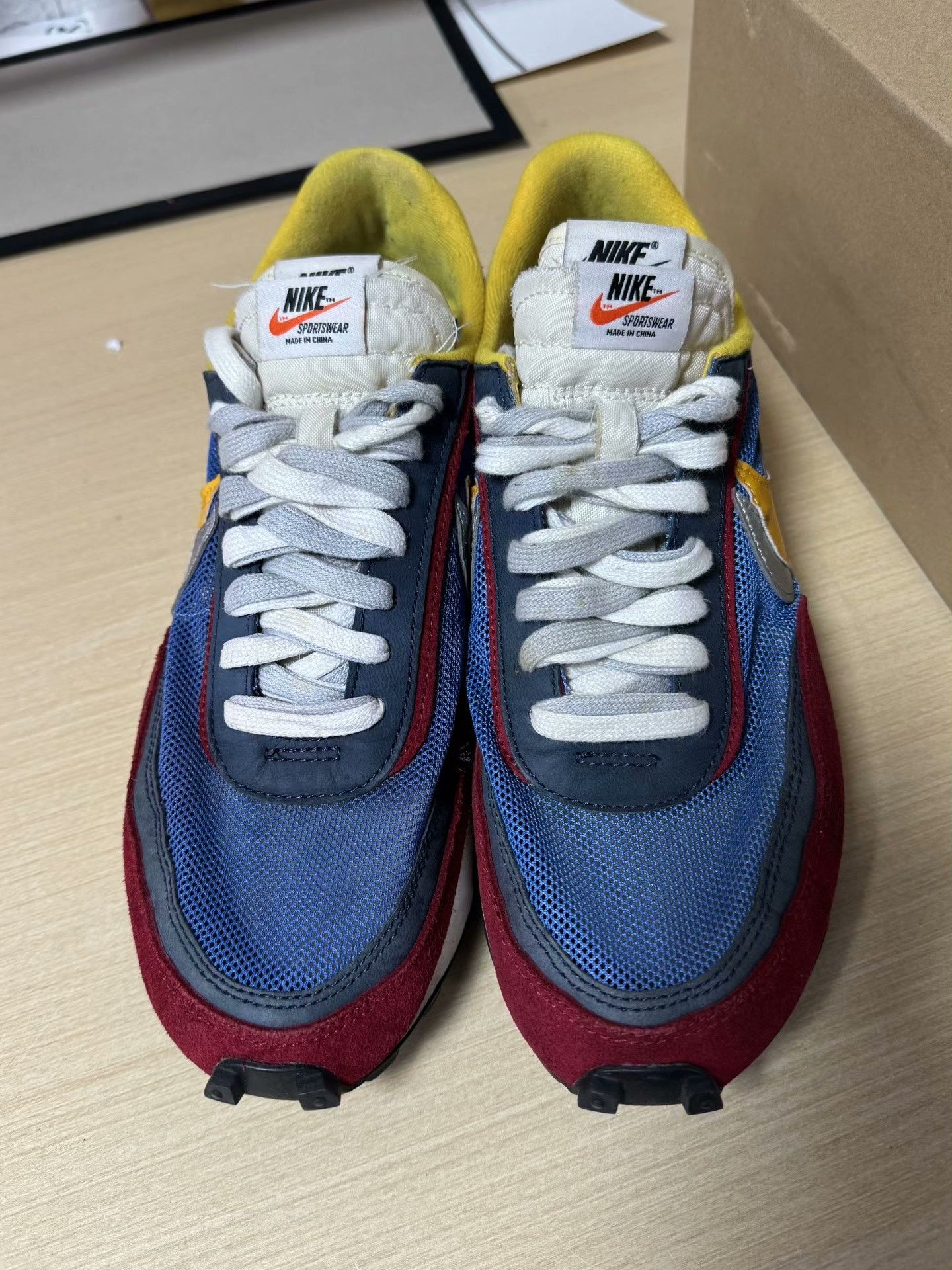 Nike Nike SACAI Blue Lowtop Sneakers 10 Men Size US 10 / EU 43 - 5 Thumbnail