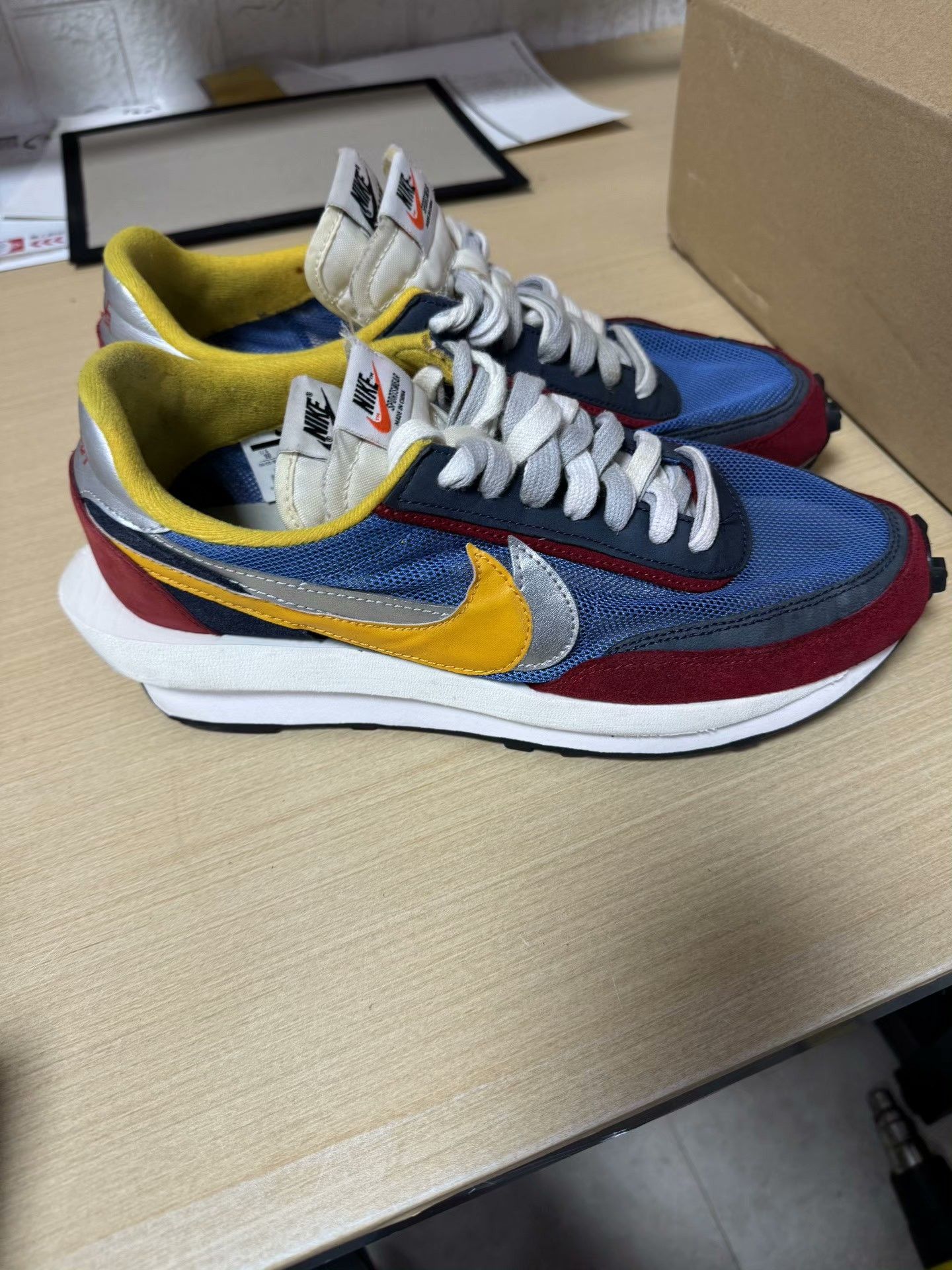 Nike Nike SACAI Blue Lowtop Sneakers 10 Men Size US 10 / EU 43 - 9 Thumbnail