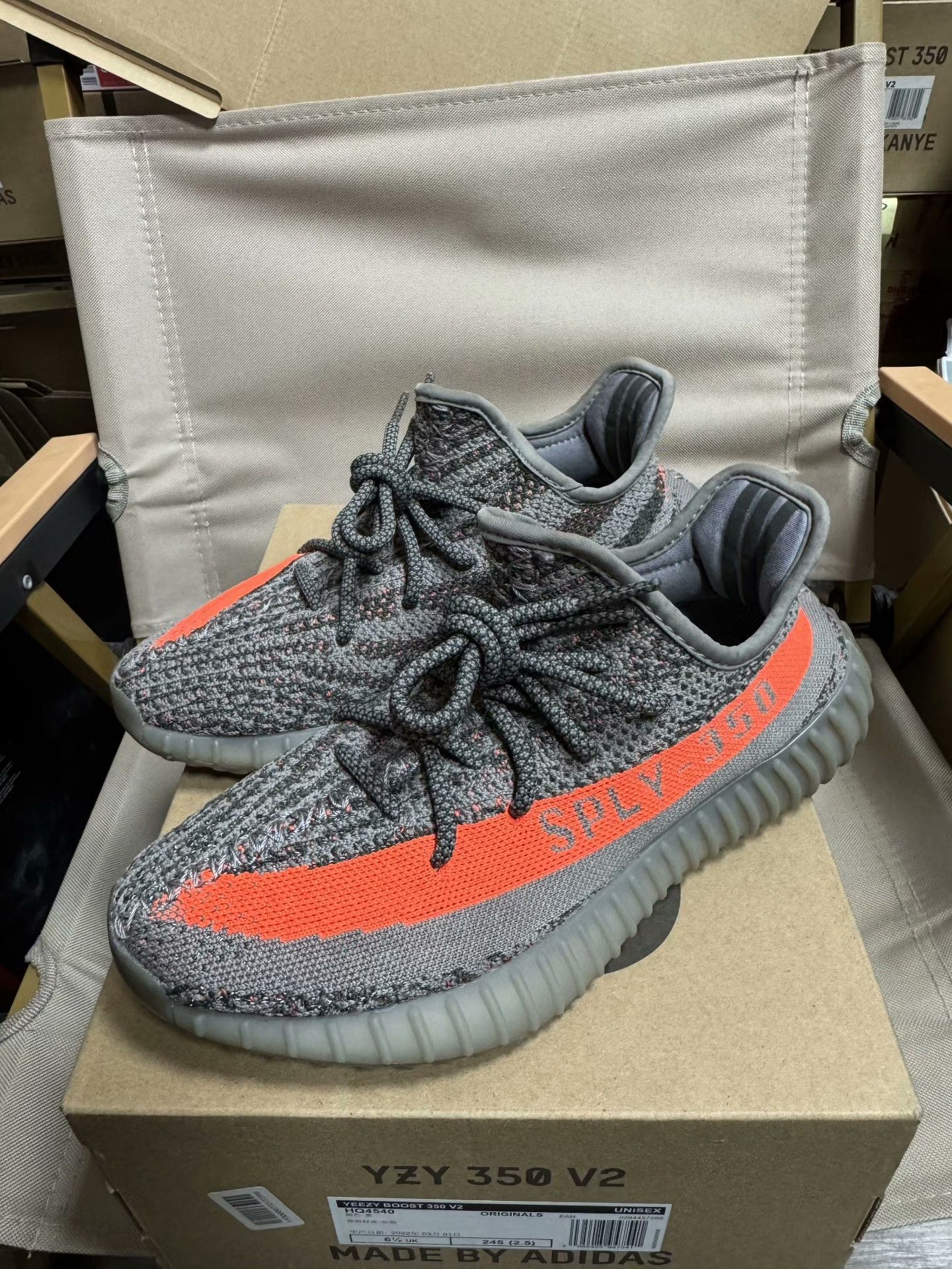 Adidas Adidas YEEZY350 Gray Lowtop Sneakers 39 Men Size US 6.5 / EU 39-40 - 8 Thumbnail