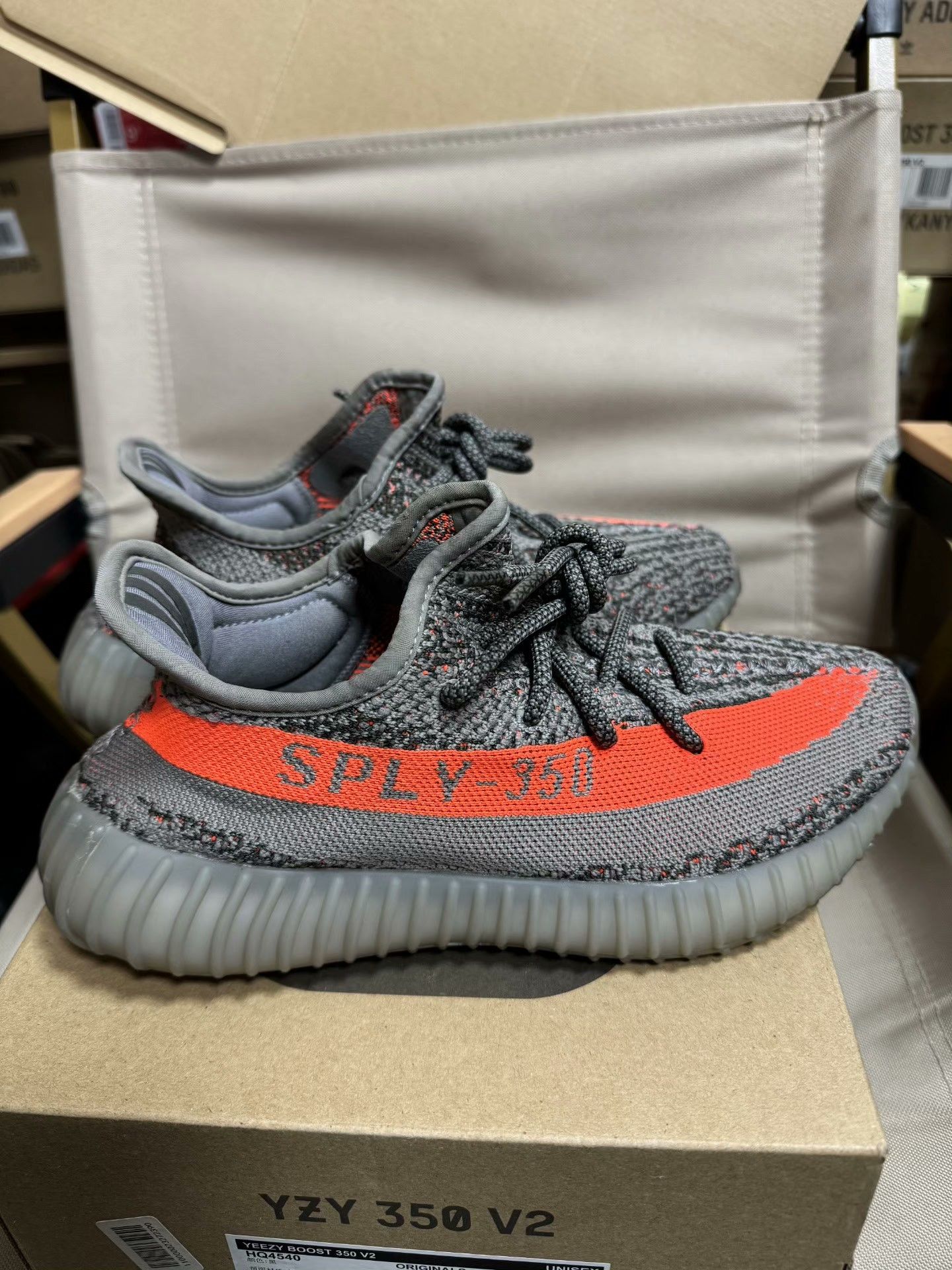 Adidas Adidas YEEZY350 Gray Lowtop Sneakers 39 Men Size US 6.5 / EU 39-40 - 3 Thumbnail