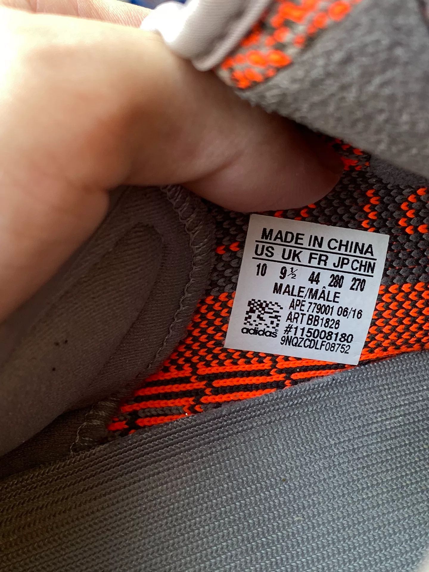 Adidas Adidas YEEZY350 Gray Lowtop Sneakers 9.5 Men Size US 9.5 / EU 42-43 - 8 Thumbnail