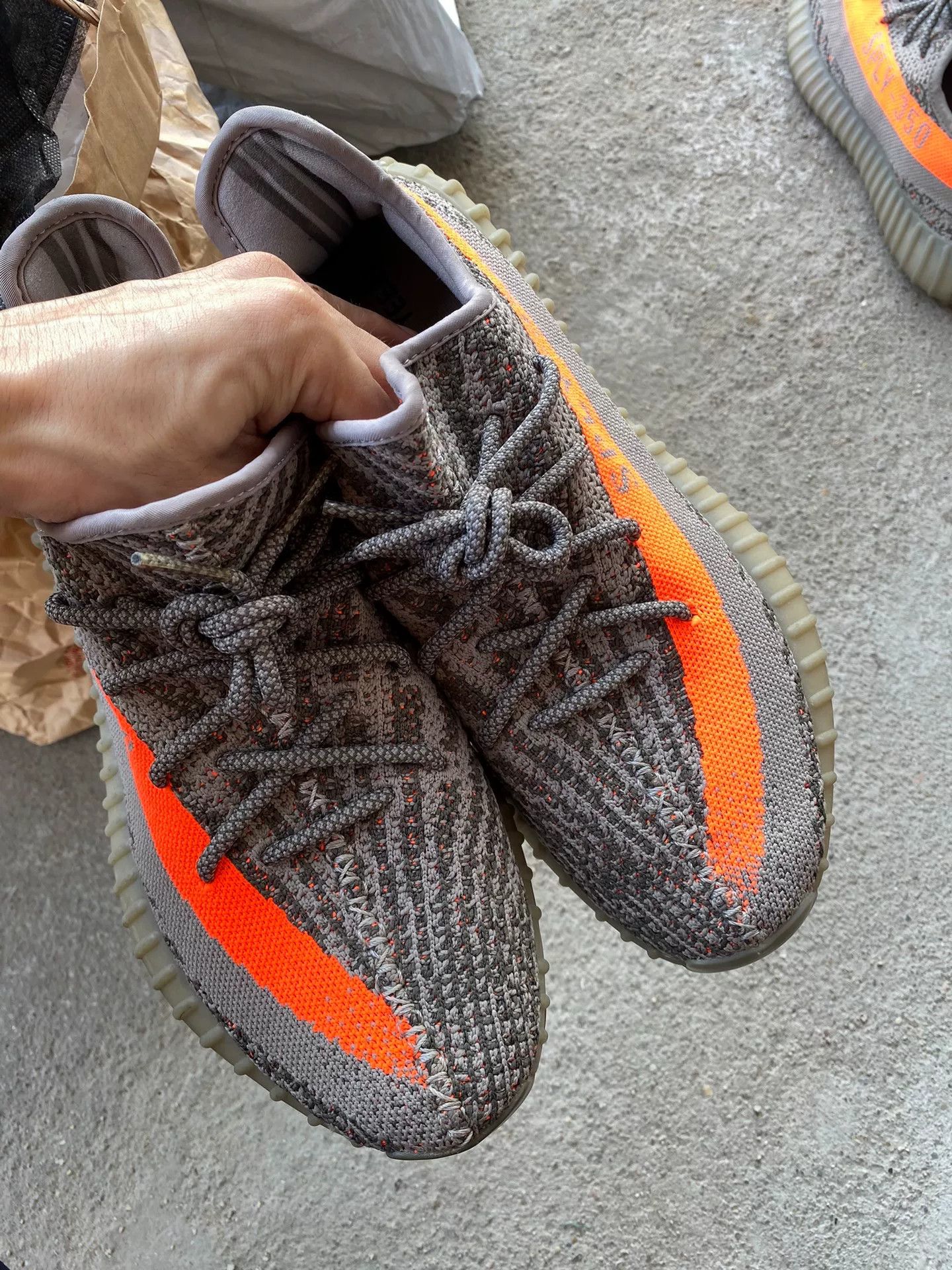 Adidas Adidas YEEZY350 Gray Lowtop Sneakers 9.5 Men Size US 9.5 / EU 42-43 - 5 Thumbnail