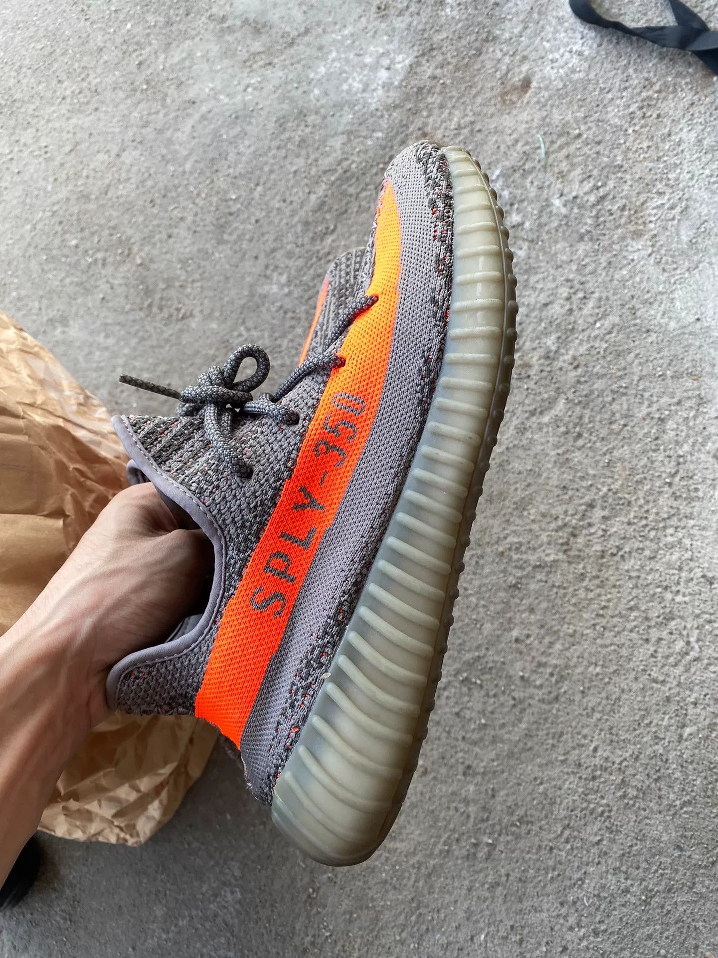 Adidas Adidas YEEZY350 Gray Lowtop Sneakers 9.5 Men Size US 9.5 / EU 42-43 - 2 Thumbnail